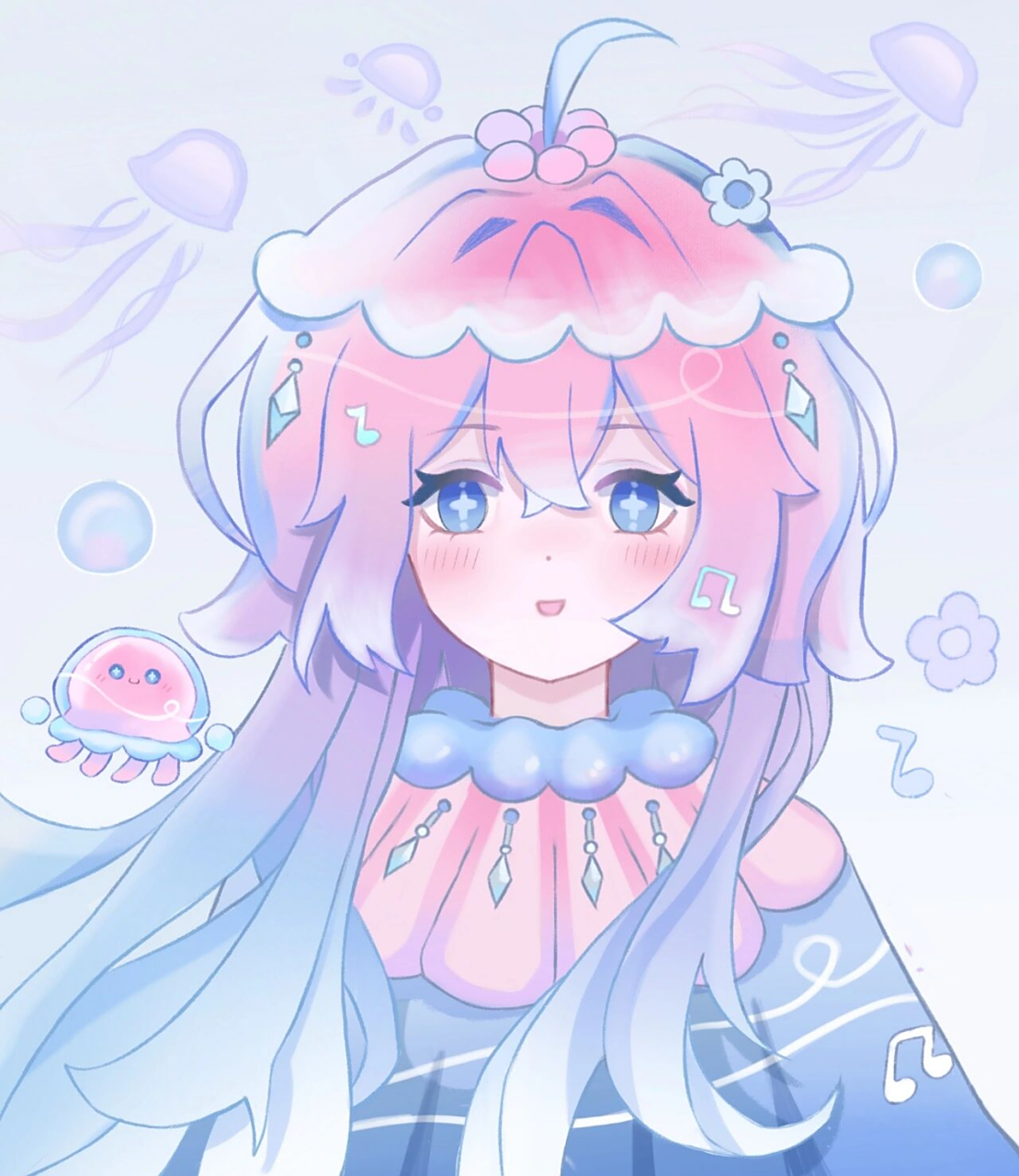 蛋仔派对|水母拟人 水母尤莱亚