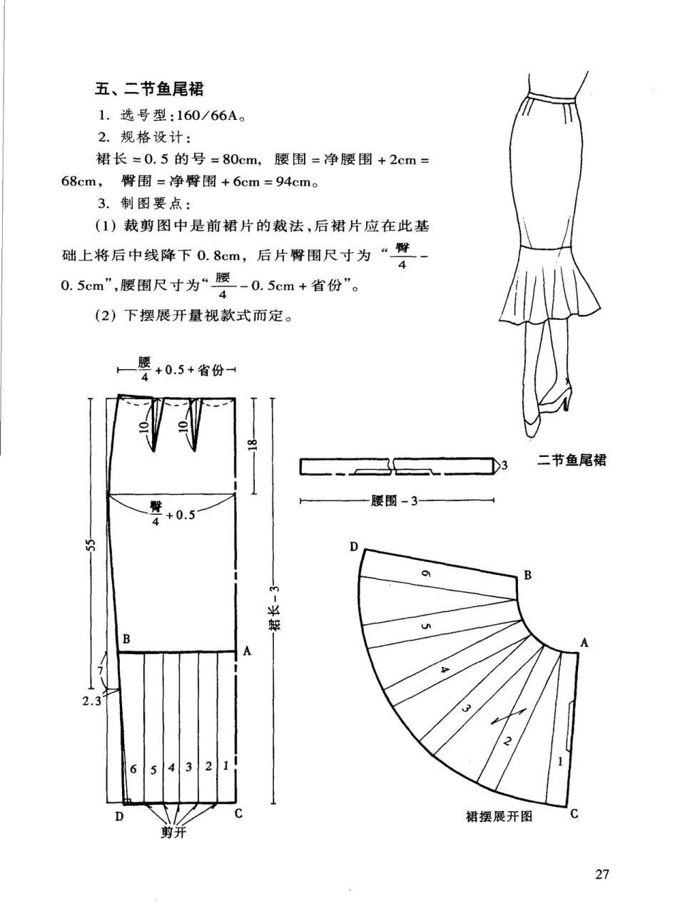 【服装制版】新手必学十六款半身裙纸样(上 新入缝纫坑的小伙伴如果想