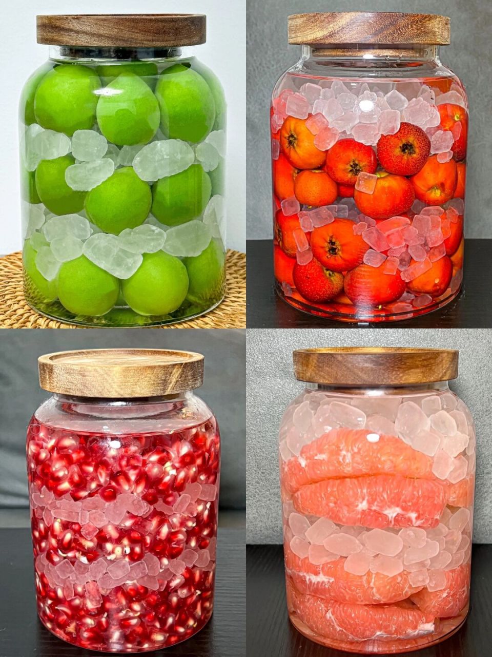 忍不住分享给大家,这46615款自制泡果酒好喝哭 这两天青梅也出来