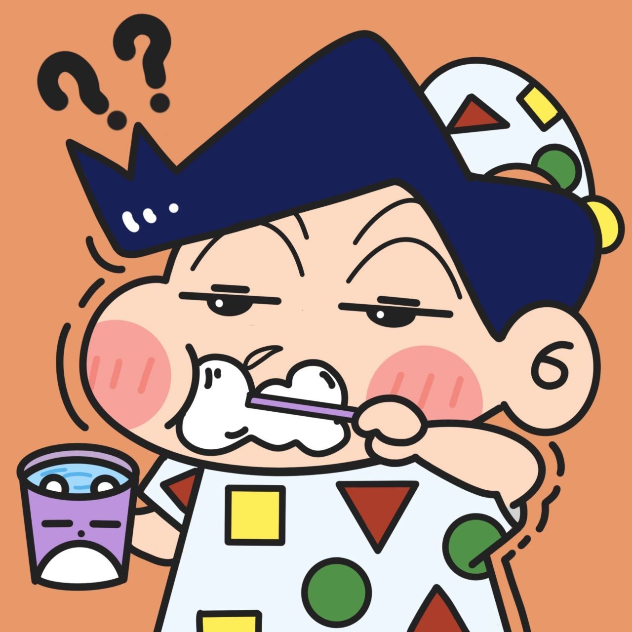 小新 妮妮 风间彻刷牙无水印原图自取啦 宝子们私信回不过来啦大家