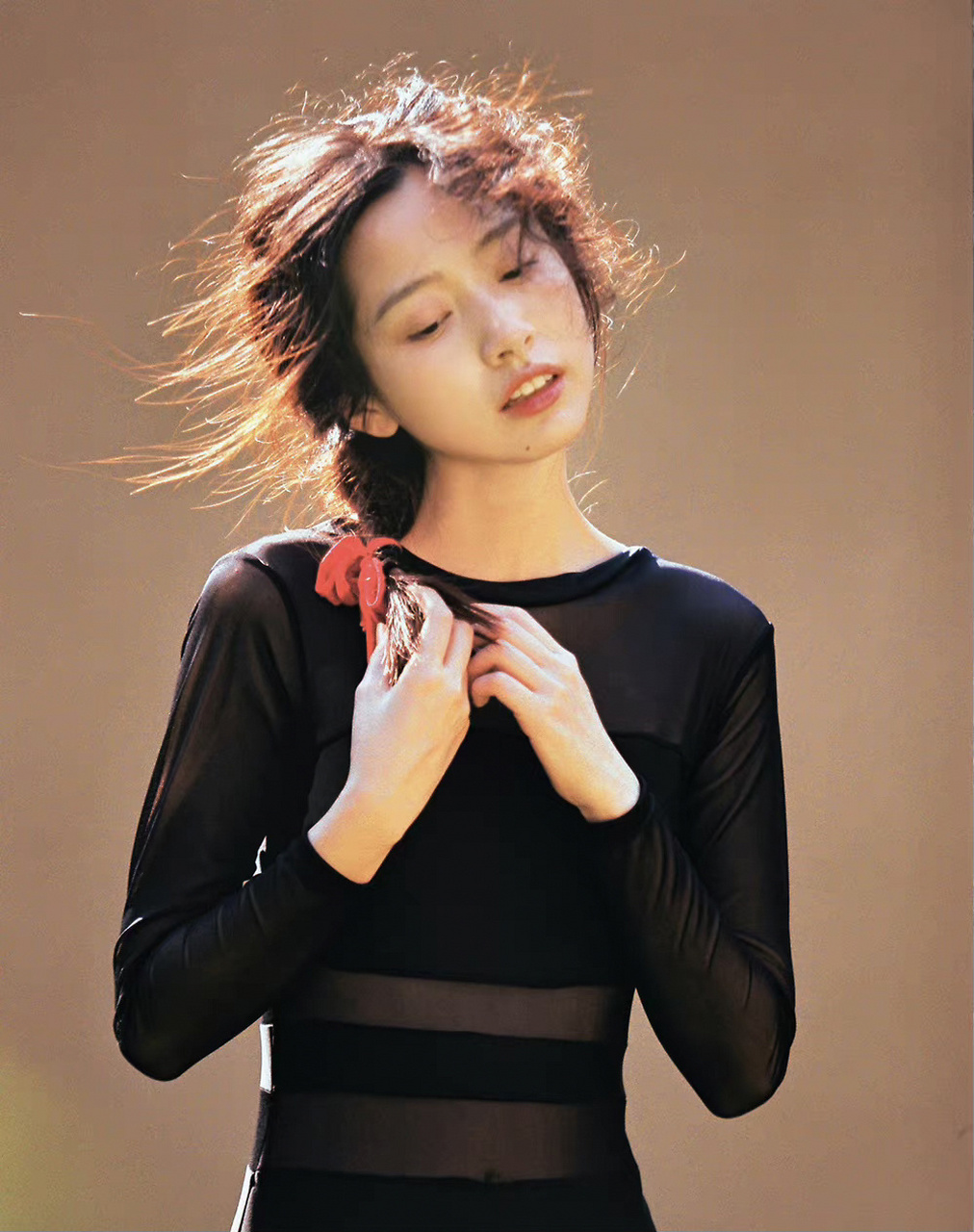 泳衣可以拍少女必备黑色又神秘叛逆的感觉 模特是我的爱,太爱了 #温州