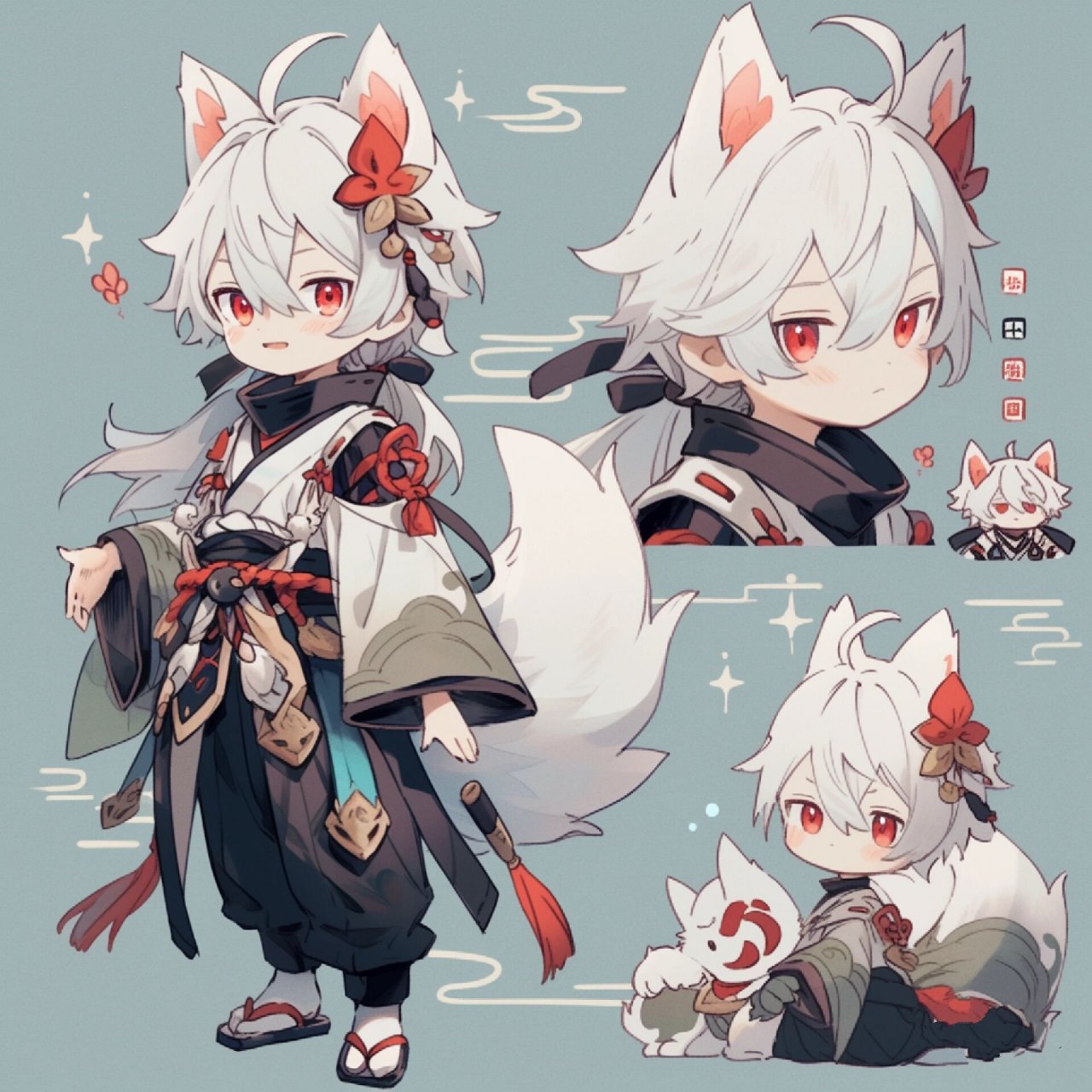 已截🦊没人能拒绝白毛狐狸小正太② 上一期的白狐正太好多宝子心水