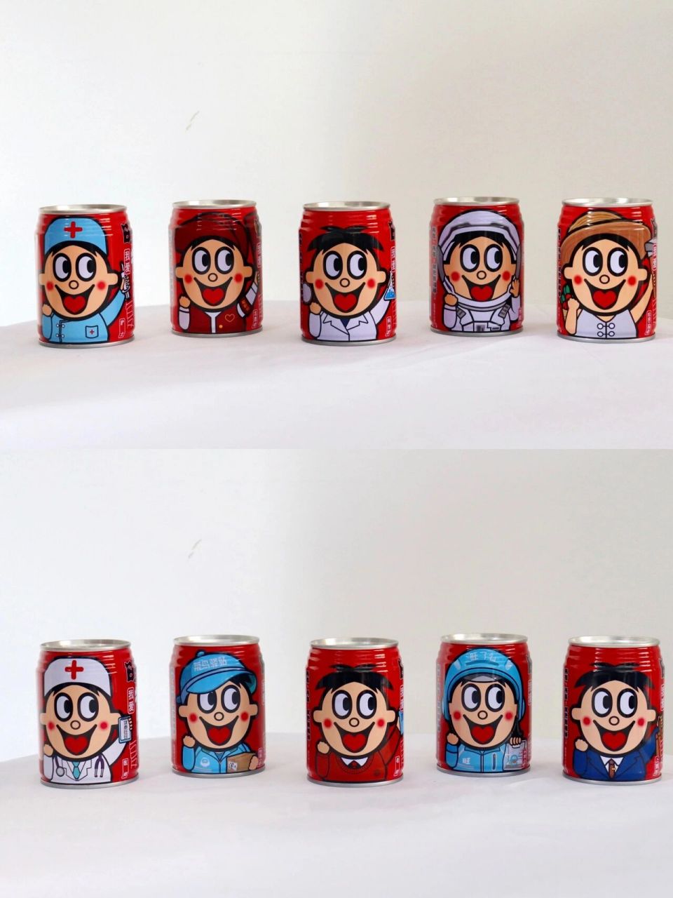 旺仔牛奶职业罐大合集来啦91 旺仔牛奶职业罐大合集来了!