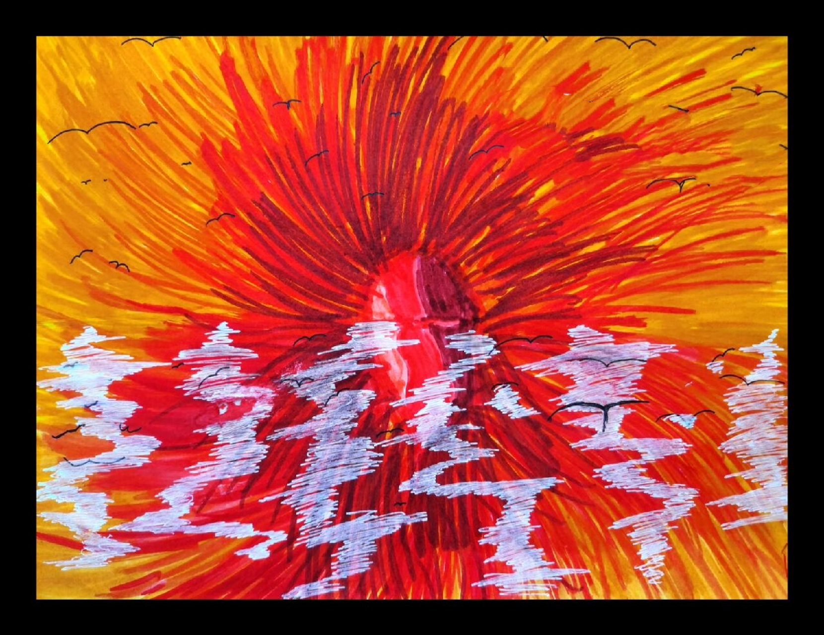 四年级美术第②课《生活中的暖色》3班