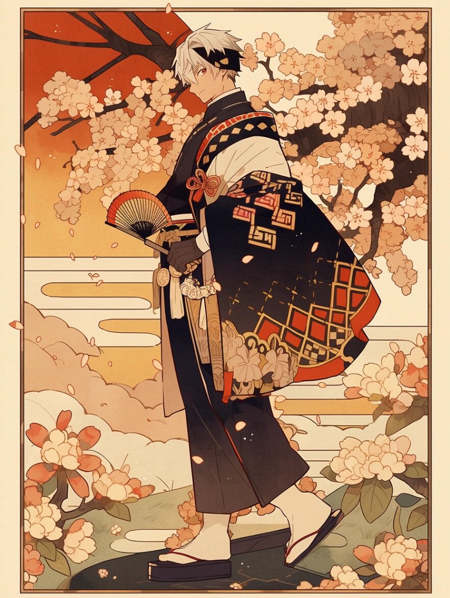 日系男孩和服服装