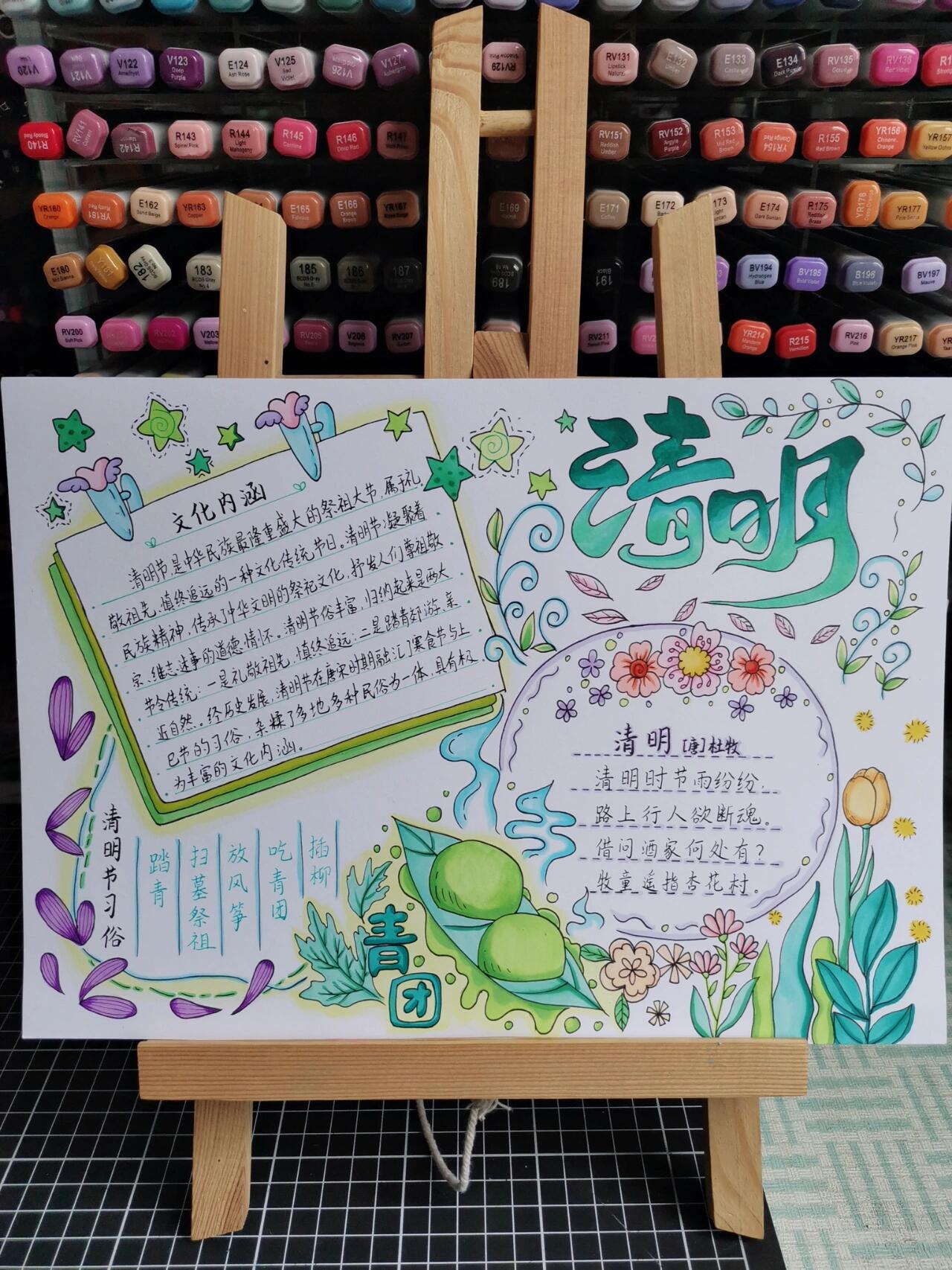 【手抄报——清明节