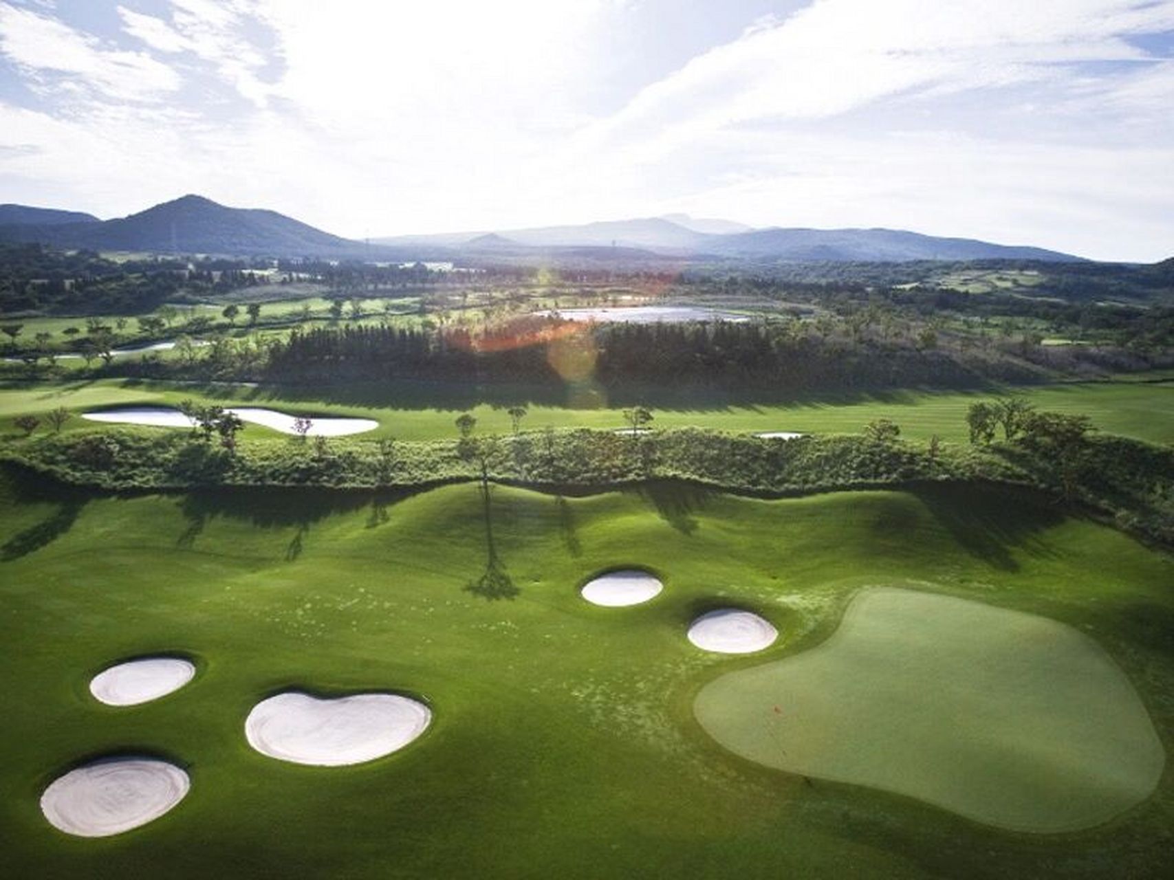 第1天96 blackstone 黑石高尔夫 黑石球场是韩国国内唯一在一处能