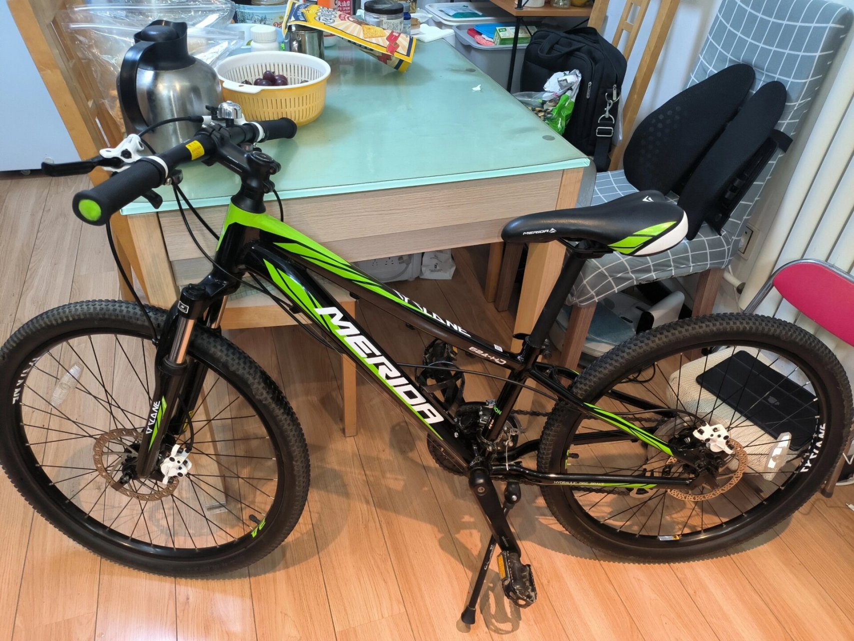 北京转让 美利达 达卡624 儿童青少年山地车     去年朋友送的,接近