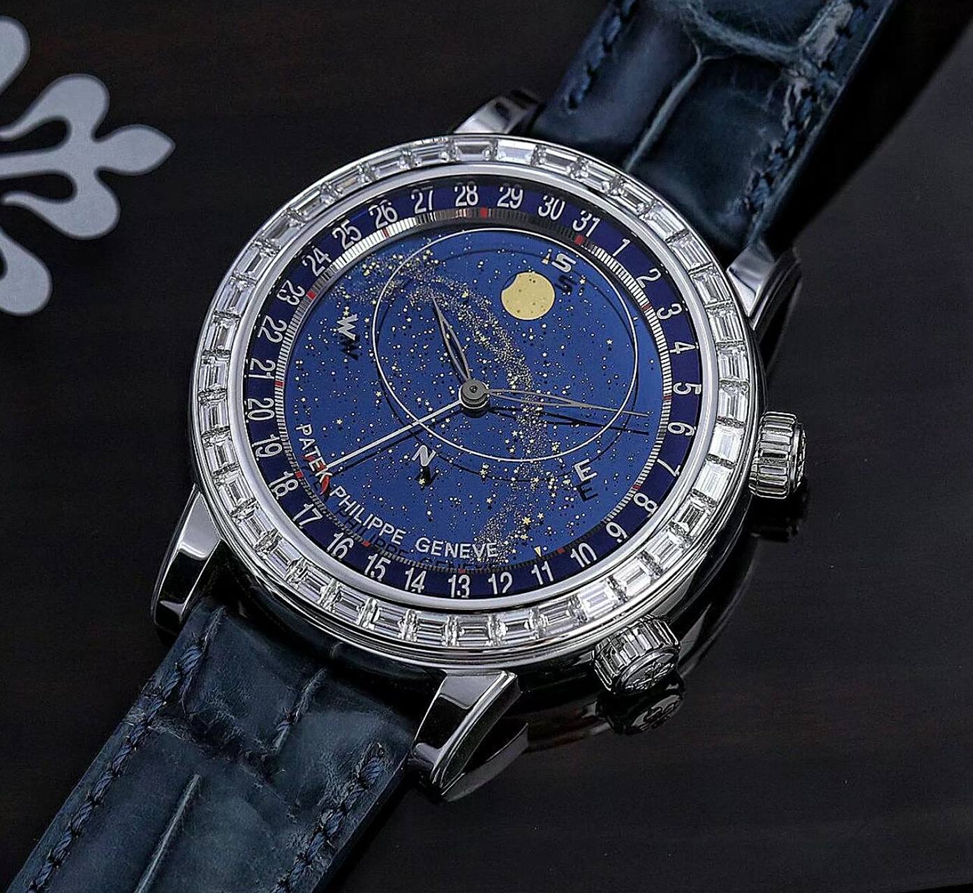 百达翡丽日內瓦星空 呈現时间之美 patek philippe 6104g 蓝色苍穹