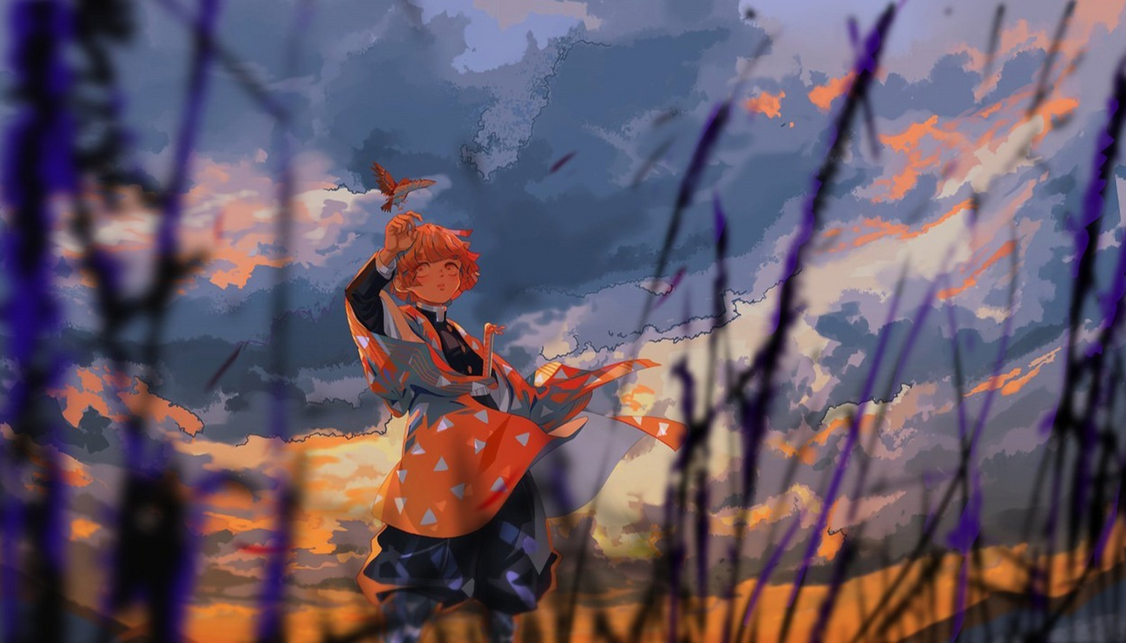 【鬼灭之刃】4k高清壁纸——第一弹! 开个新坑,鬼灭之刃来啦!! 简直不