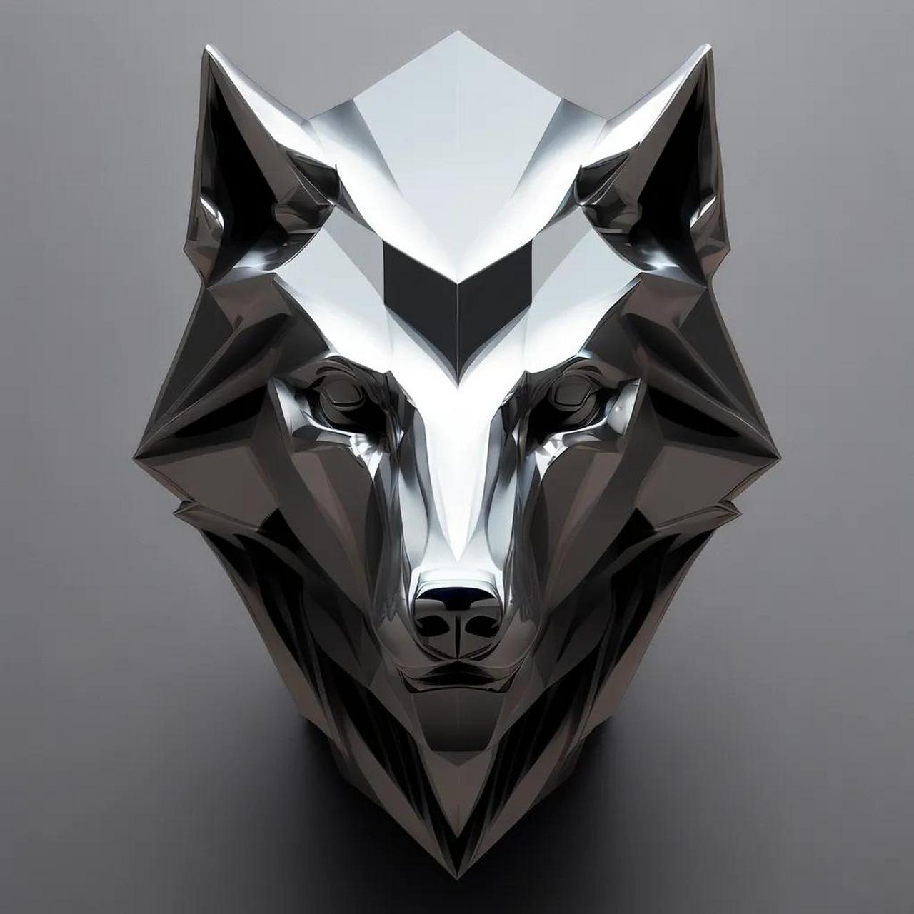 不锈钢镜面狼头雕塑艺术摆件的设计寓意  不锈钢镜面狼头雕塑艺术摆件