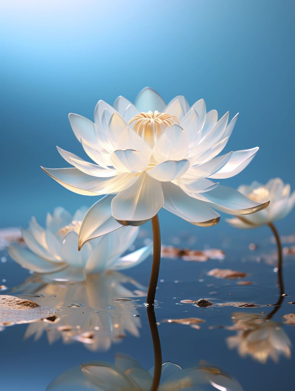 治愈系|莲 禅 静心 绿塘摇滟接星津,轧轧兰桡入白苹.