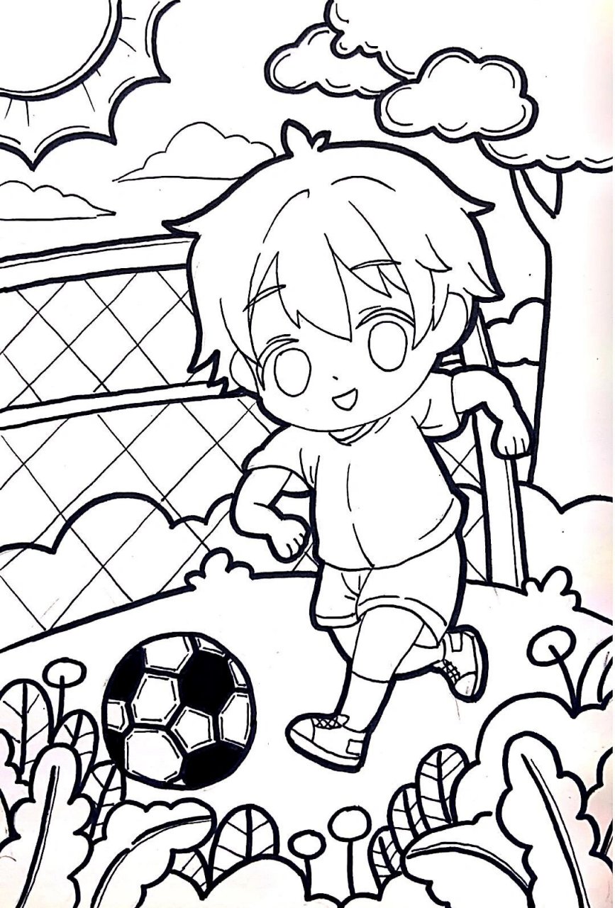 原创儿童画《踢足球》96 我们走进了夜海,去打捞遗失的繁星82