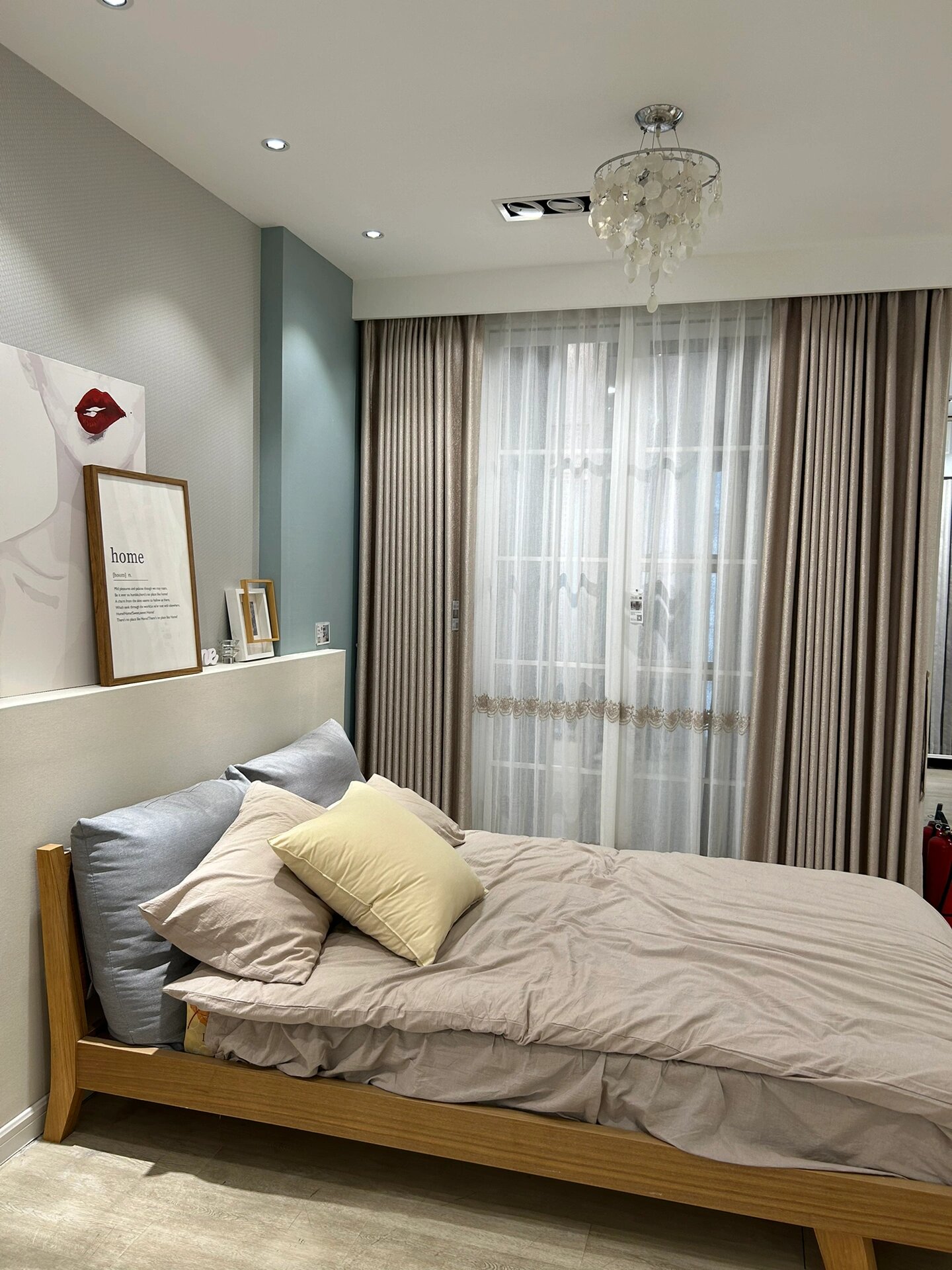 中山品牌窗帘定制#欧博莱一屋窗帘    无甲醛 20年品牌窗帘 一坑行