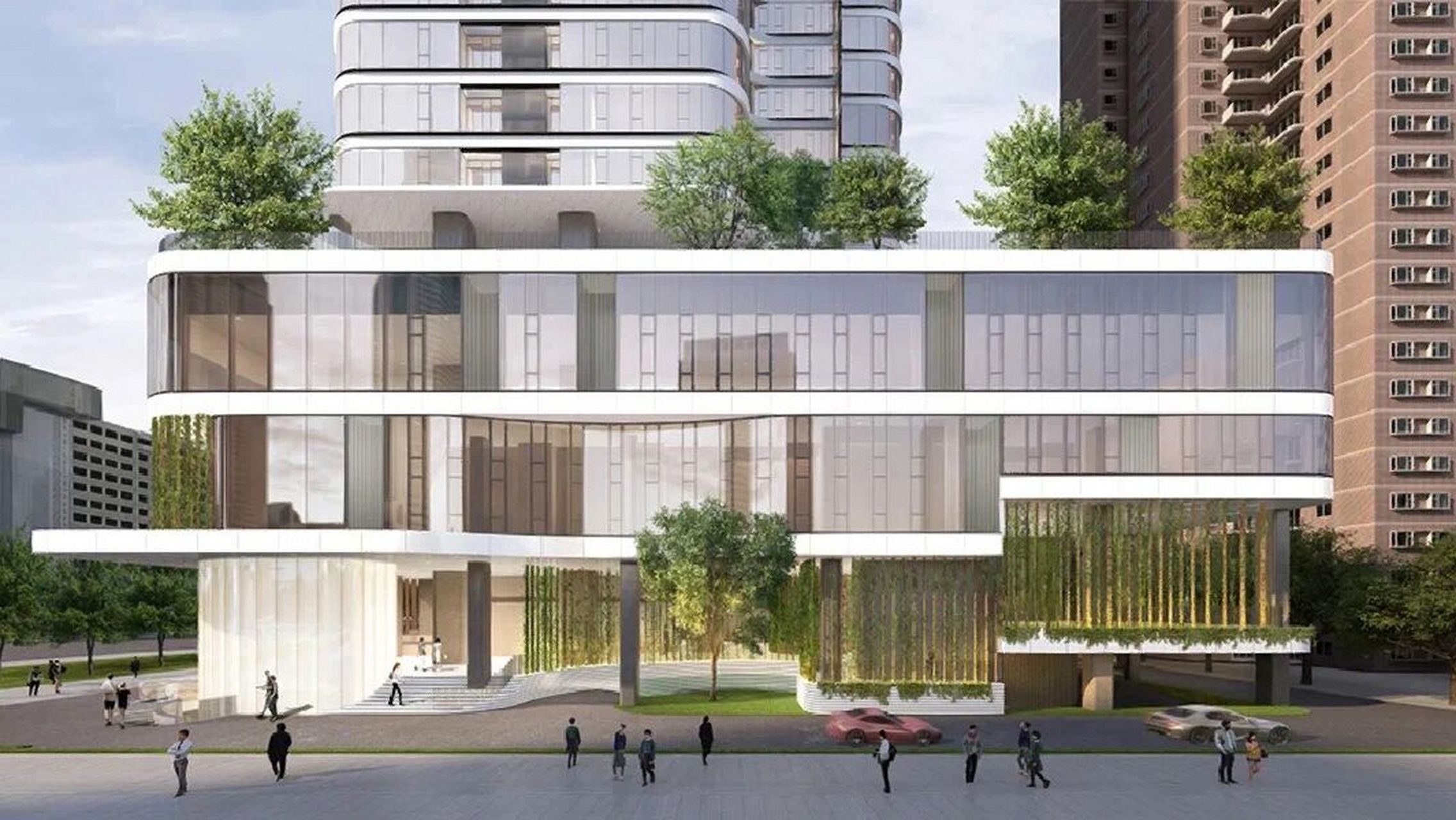 螺旋式群房——aedas 仁恒深之源(备案名仁恒世纪大厦)项目位于深圳