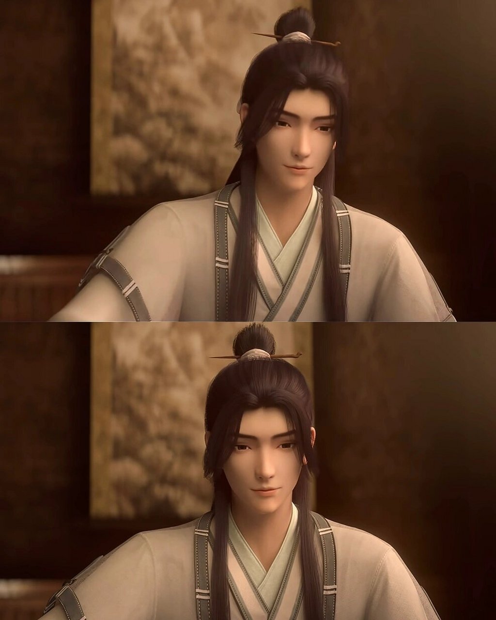 山河剑心阿峤截图精修 真的很爱阿峤,每一帧都绝美#山河剑心# #国漫