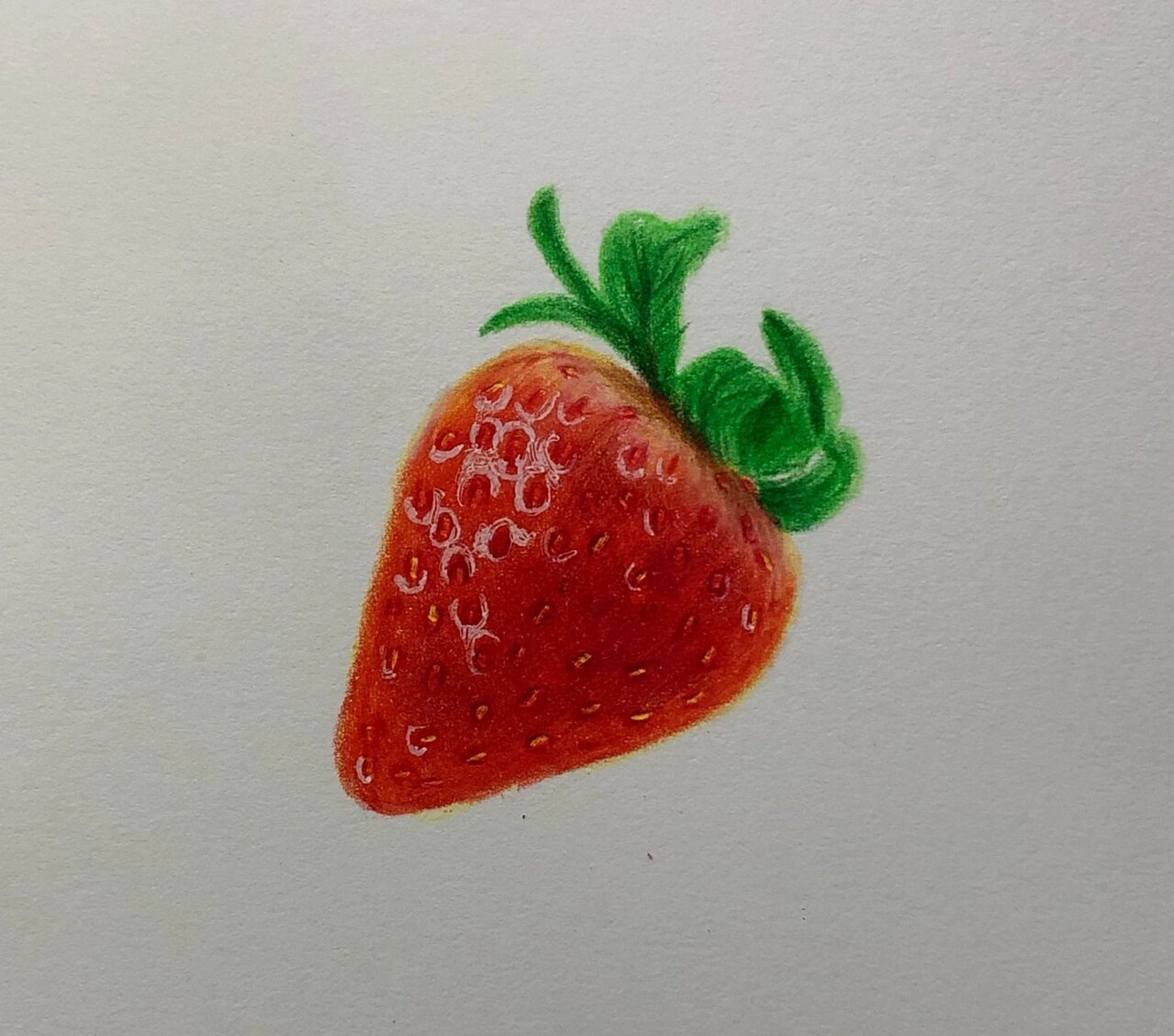 彩铅水果系列:草莓91的画法(含绘画步骤图)