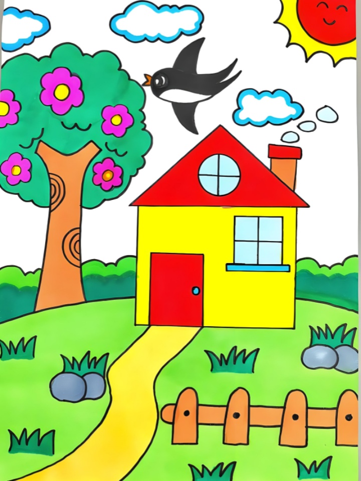 春天的绘画简单又好看