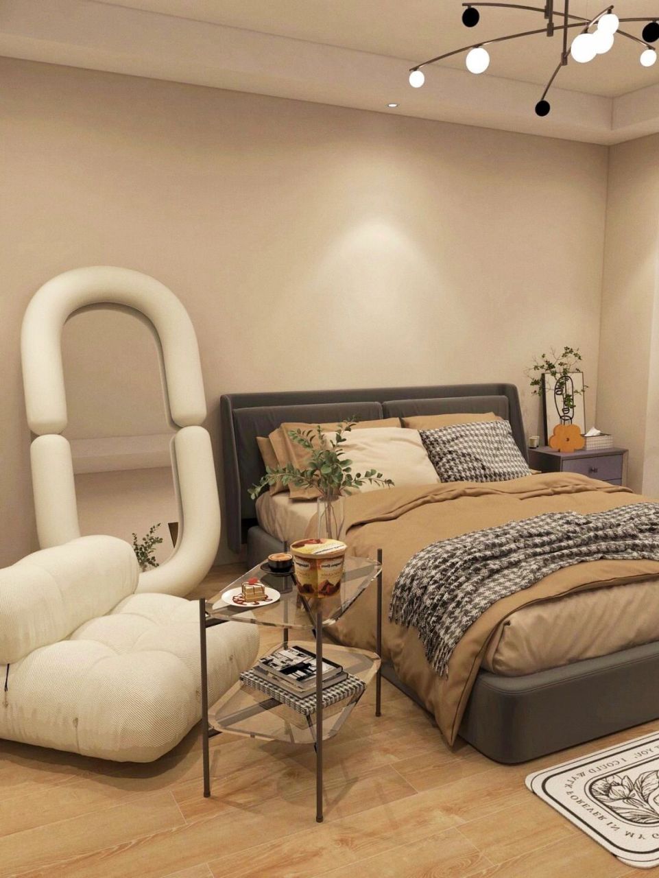 卧室95高级范设计78霸道总裁既视感 这样的卧室好有感觉 满满的