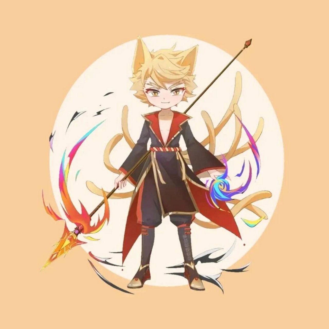 猫小九的新造型~第二弹  第一期 猫小九的新造型~不喜勿喷(破50赞画