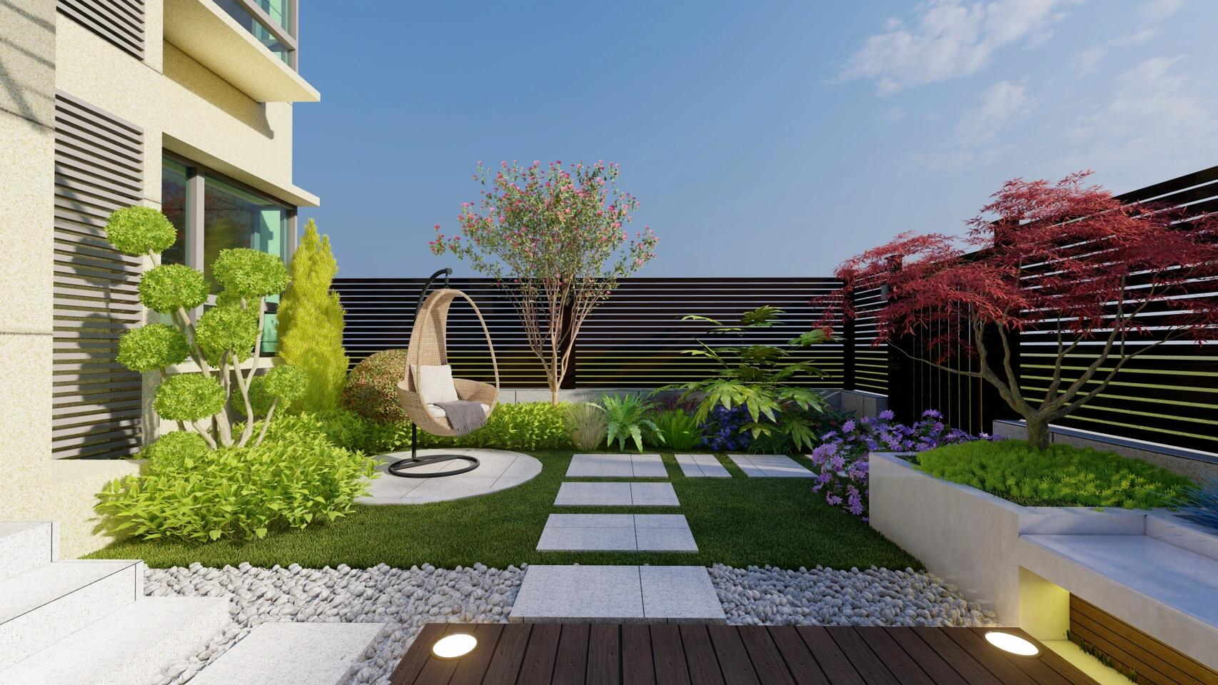 私家庭院花园设计|好打理的花园设计它来啦 910202020291