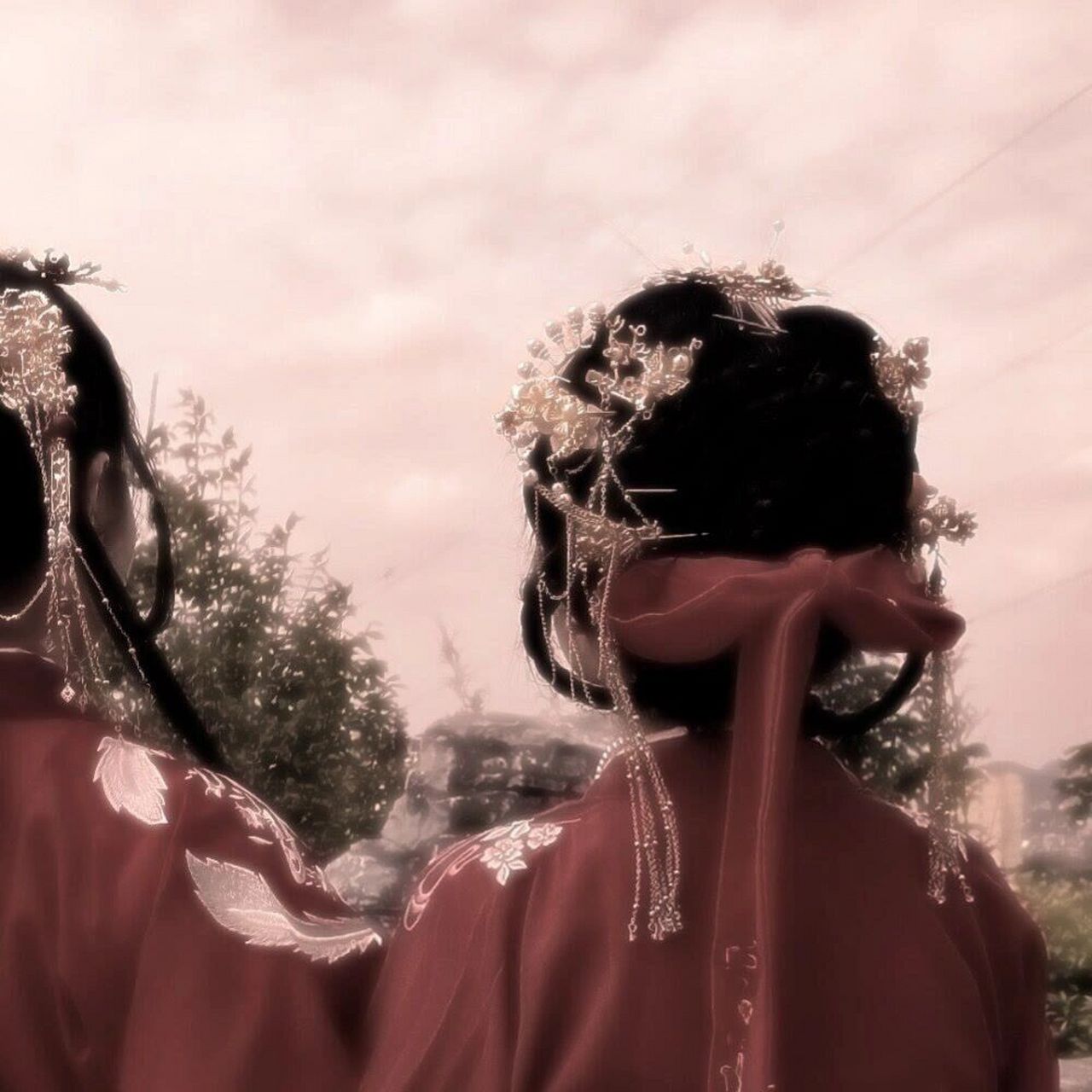 古风闺头女真人(背影杀也超绝!) 快来和自己的闺闺一起用吧