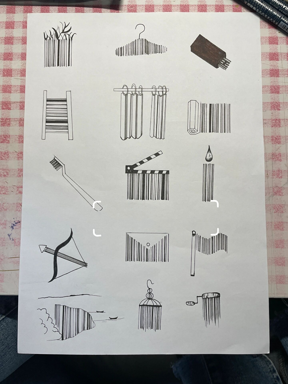 图形创意设计 /条形码的创意联想 大二下 视觉传达设计