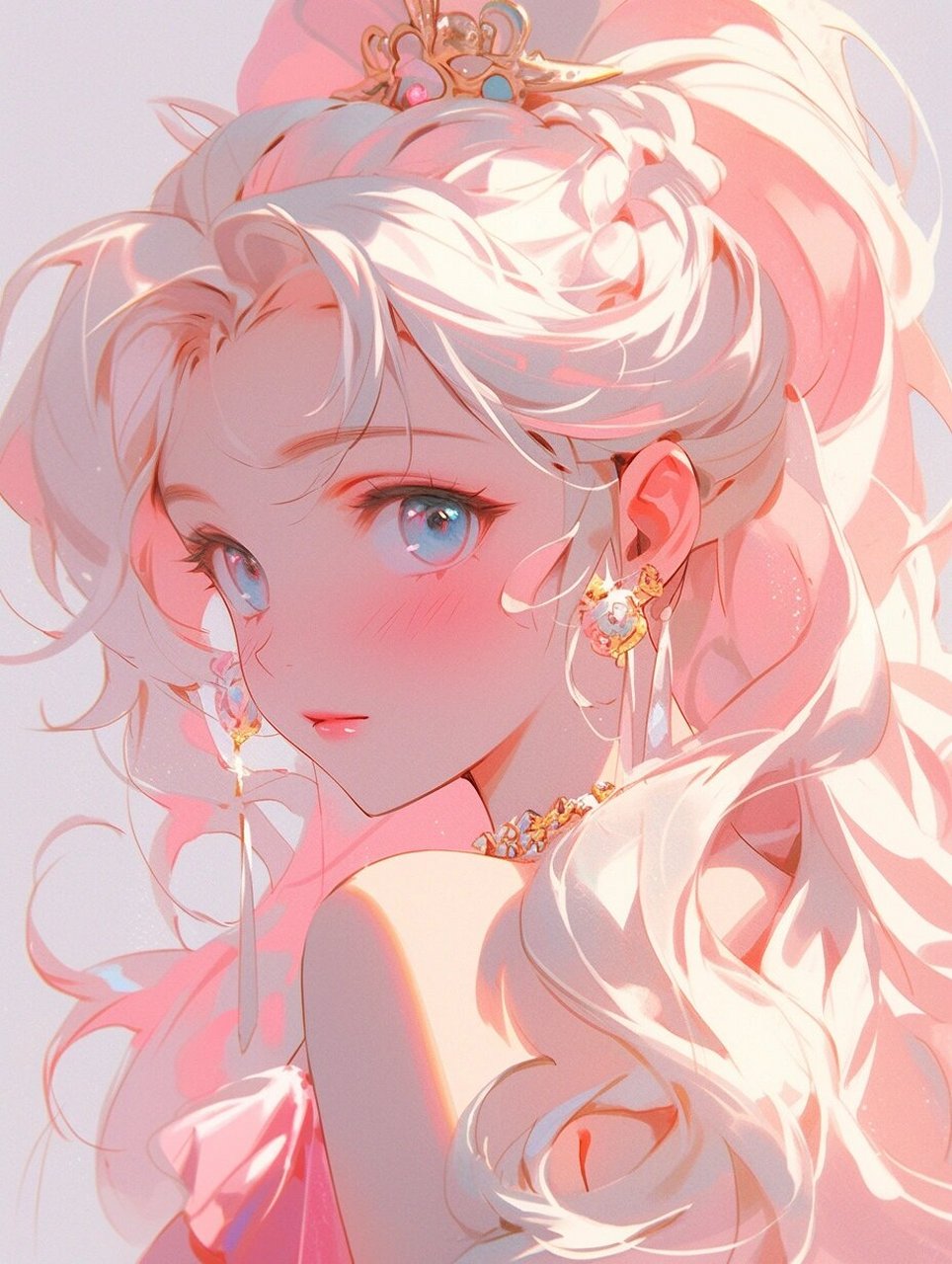 唯美,梦幻少女漫头像 像是从仙光中走来的少女,布灵,布灵的