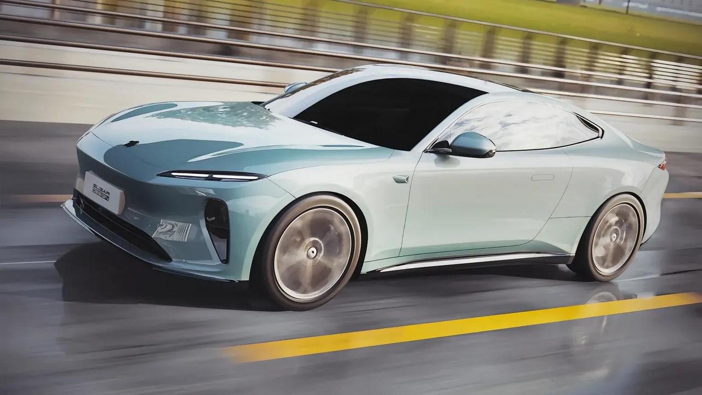 蔚来ep5双门纯电动轿跑车惊艳亮相电动轿跑高颜值