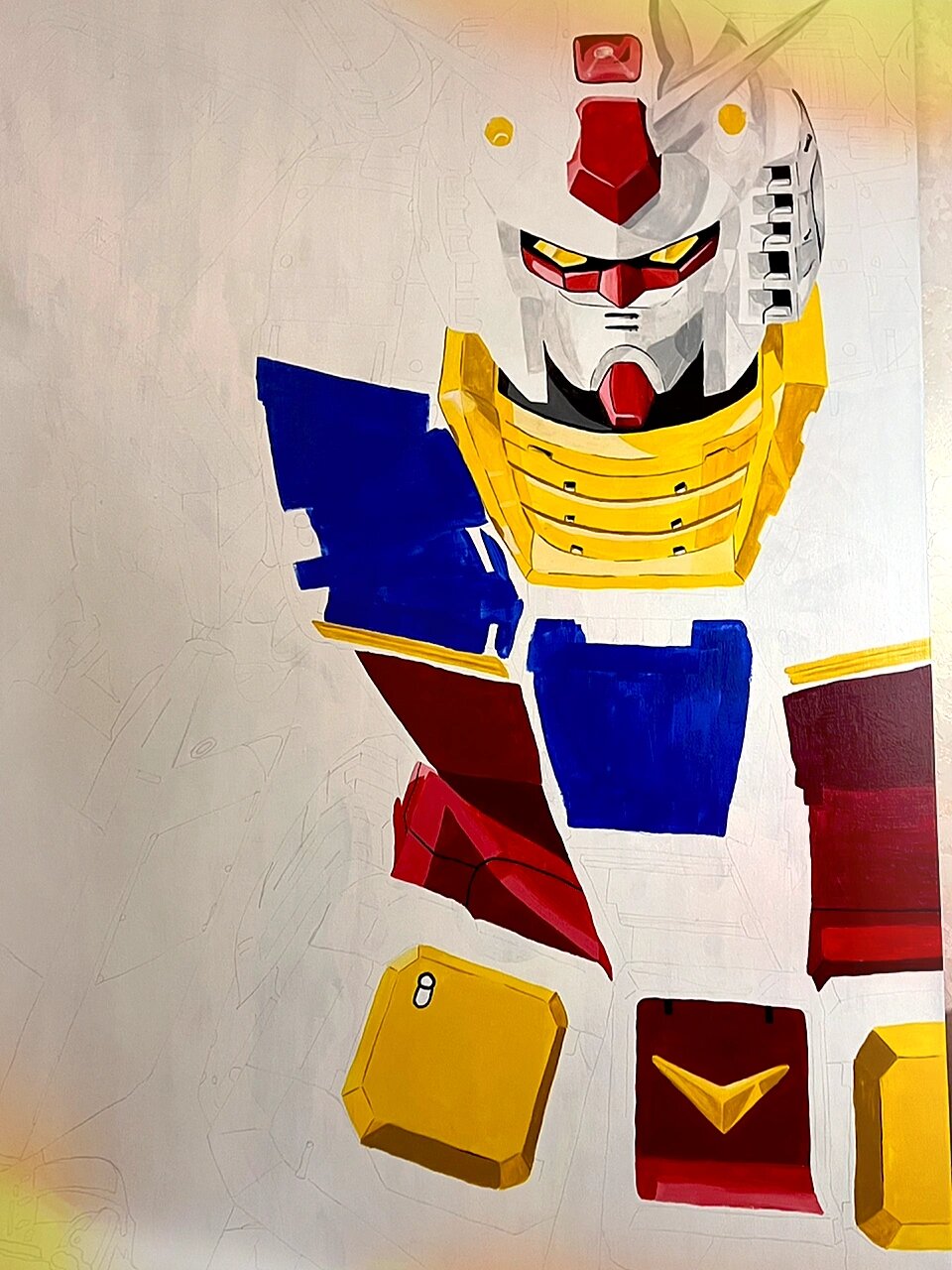 元祖高达丙烯夜光画