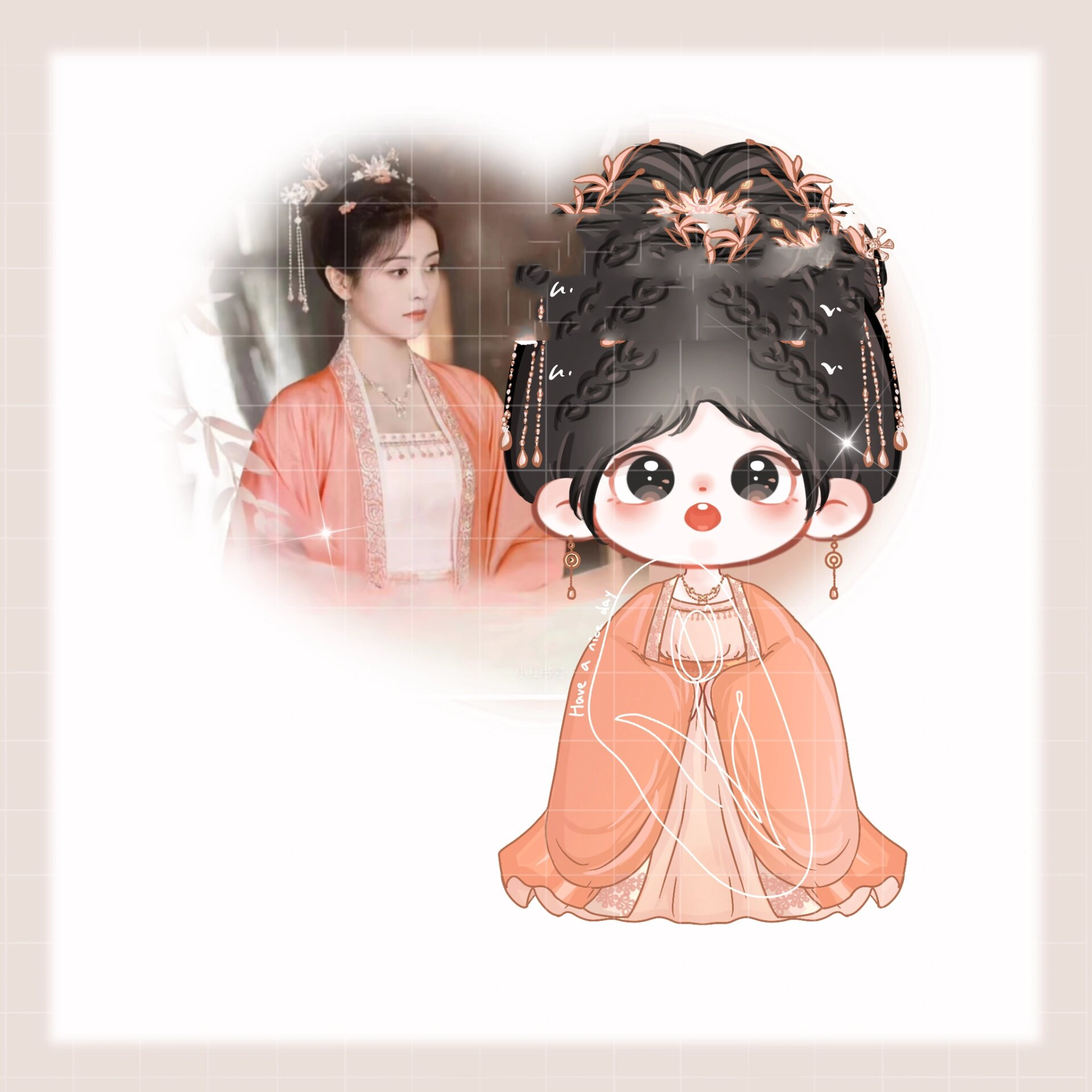 白鹿|挑战画100个可爱q(29/100)