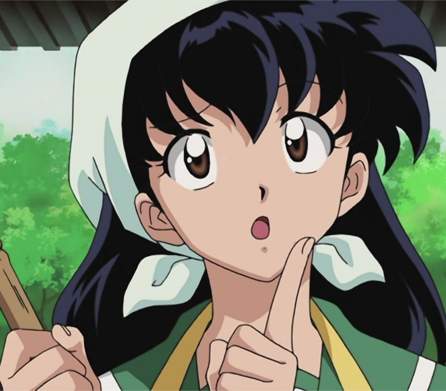 不懂戈薇的好… 现在再看,她真的很可爱 #犬夜叉# #戈薇# #日暮戈薇