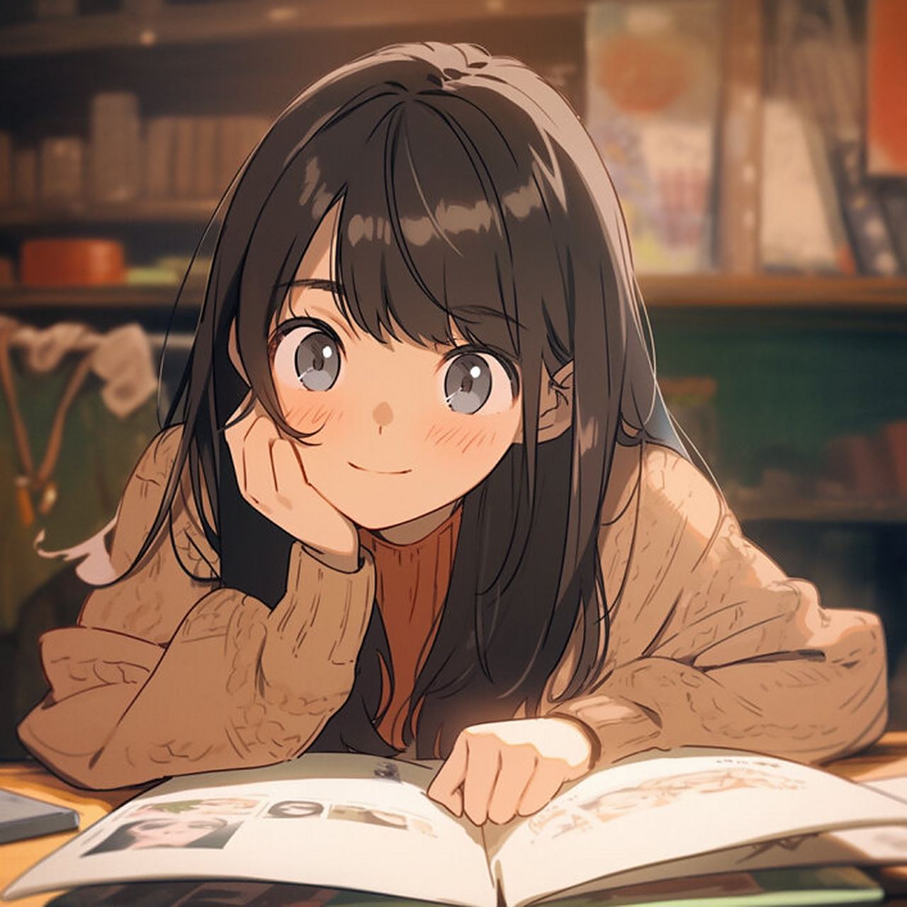 学渣还是学霸?优质女生头像 大家好,我是野生的ai训练师一枚.