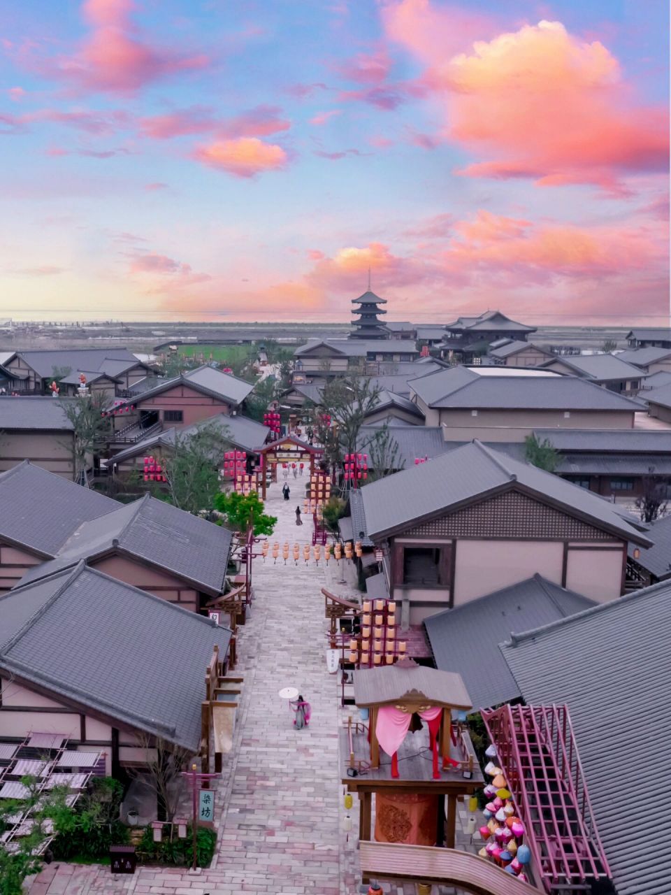 我在南通启唐城,拍到了千年前的大唐盛世6015 hi,我是海风,一名