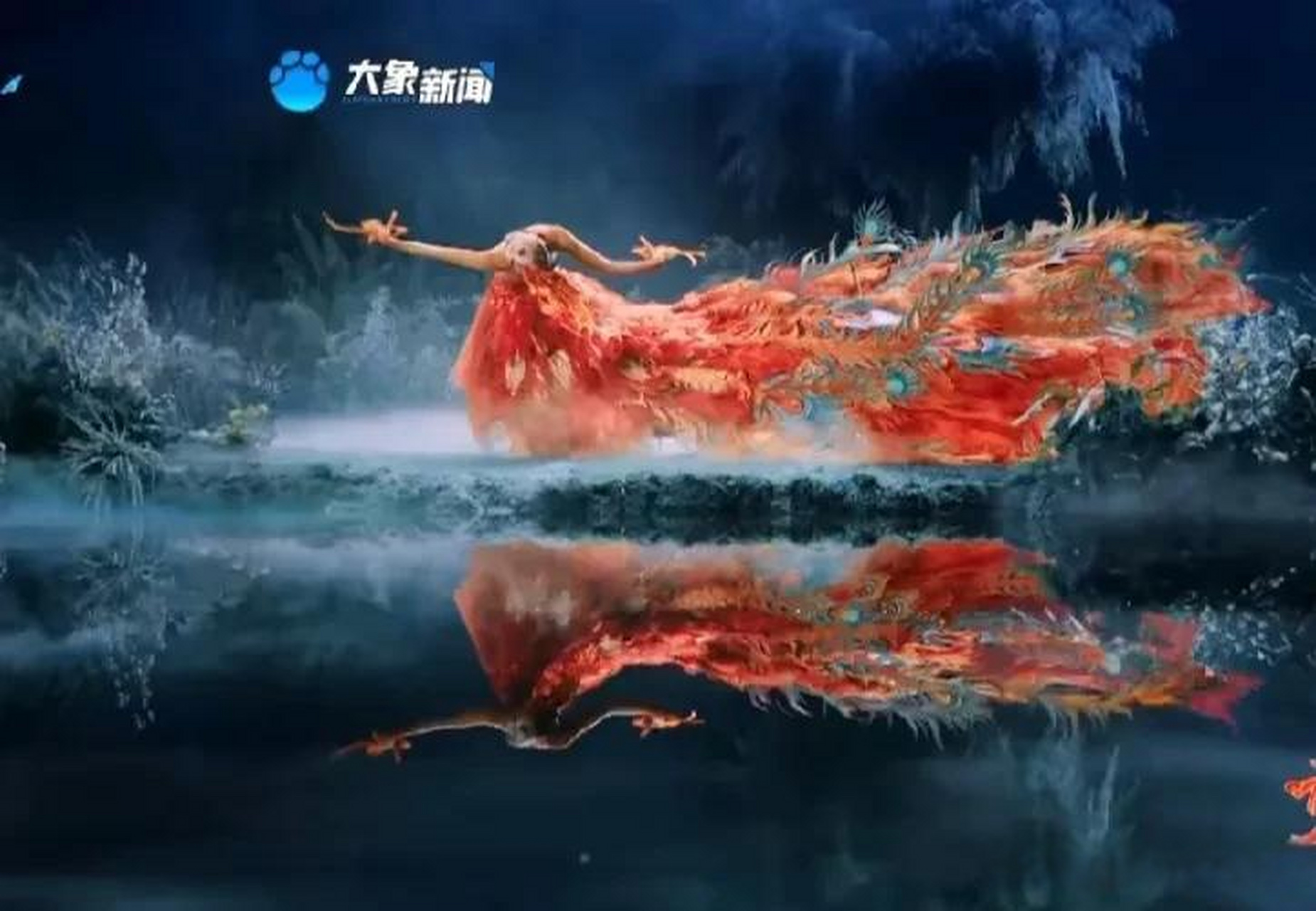 杨丽萍河南春晚舞蹈《凤舞朝阳》美出天际,建议杨丽萍老师以后多出