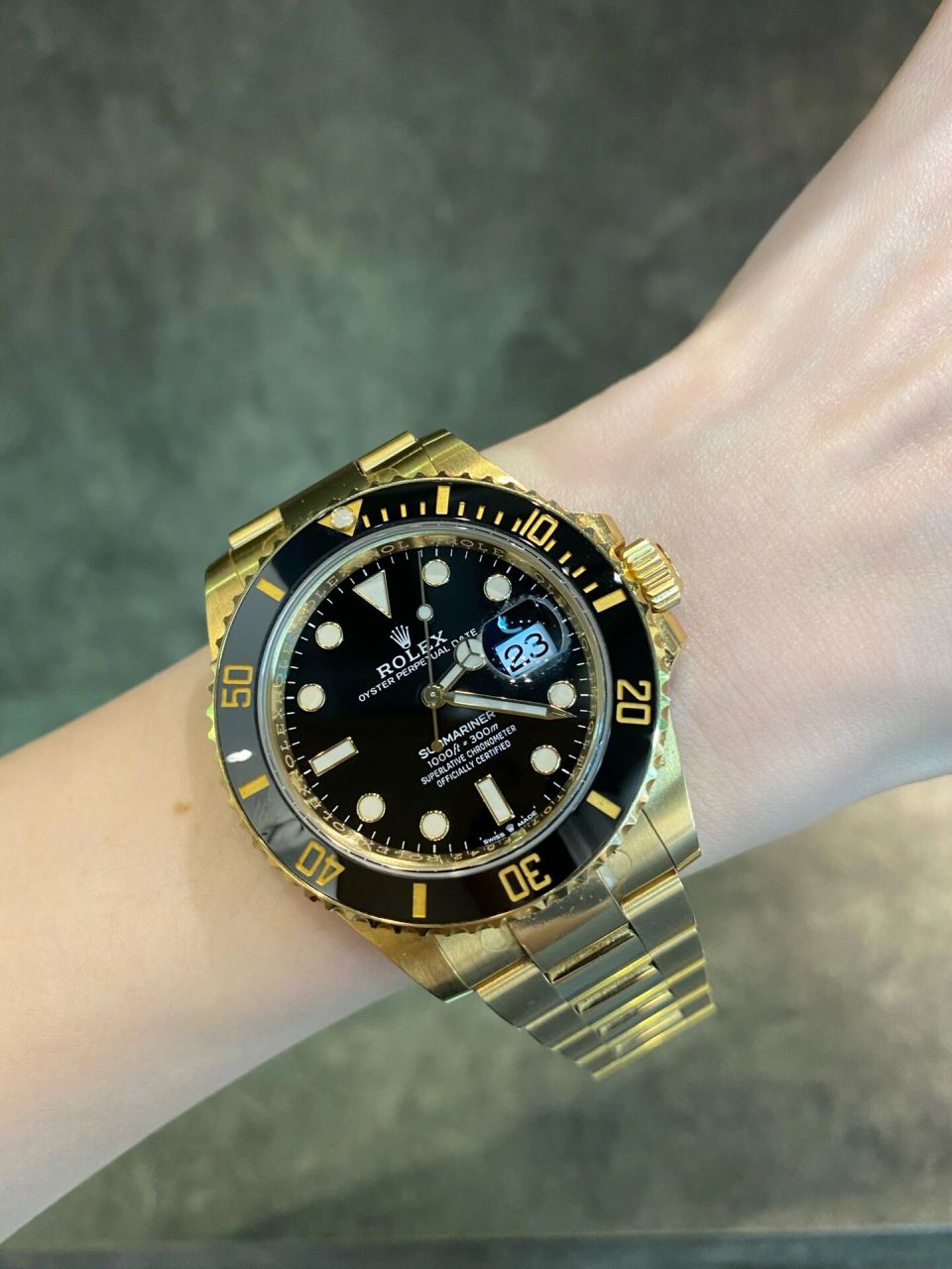 劳力士 新款全金黑水鬼126618ln  潜航者系列126618ln-0002 新款全金