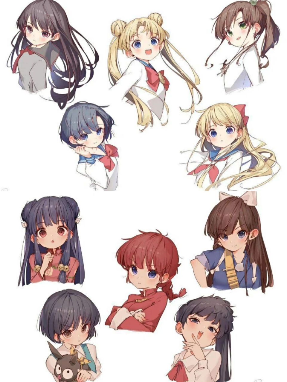 动漫人物上身合集