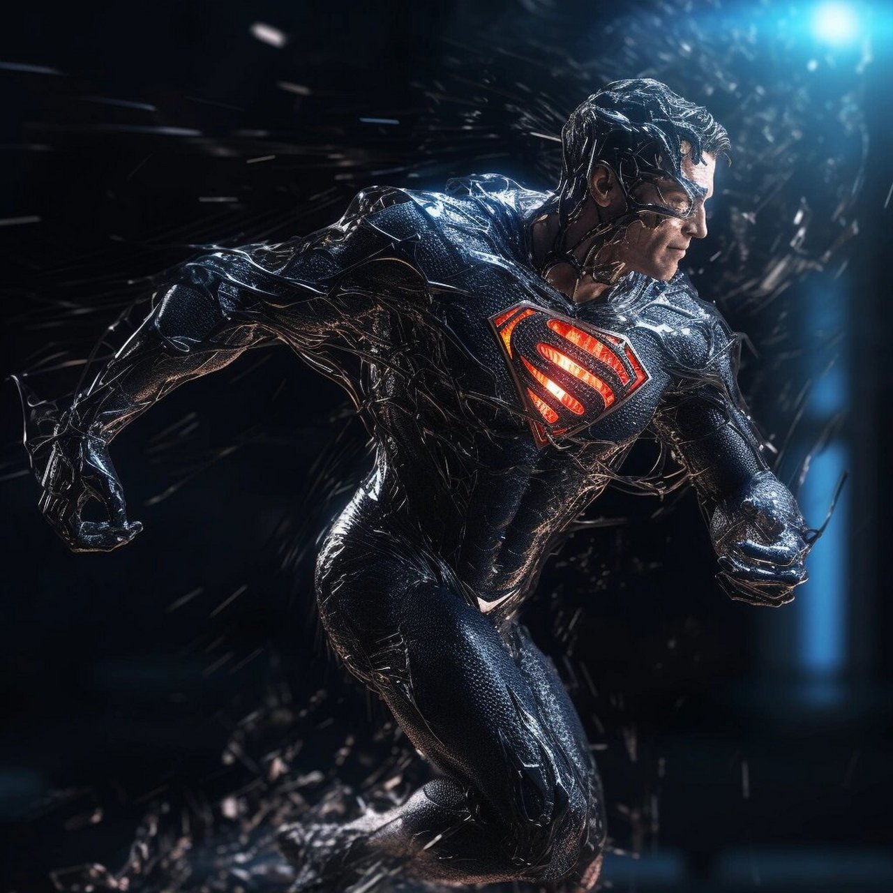 暗黑系超人-挣脱 超人新战衣设计