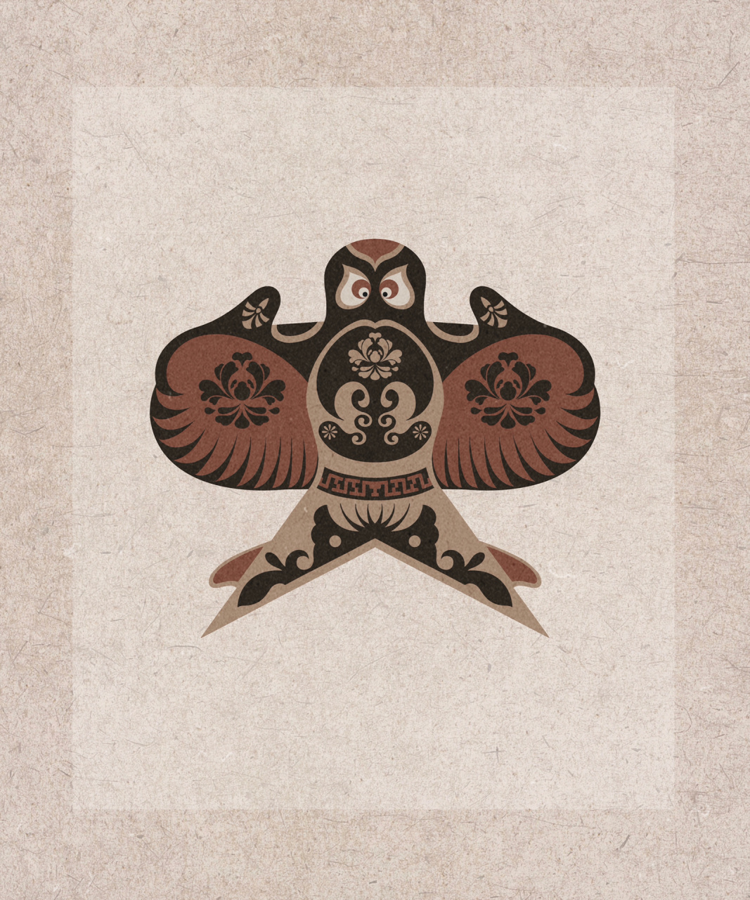 中国传统纹样设计|纸风筝 中国传统美学设计 	 只属于中国人的浪漫