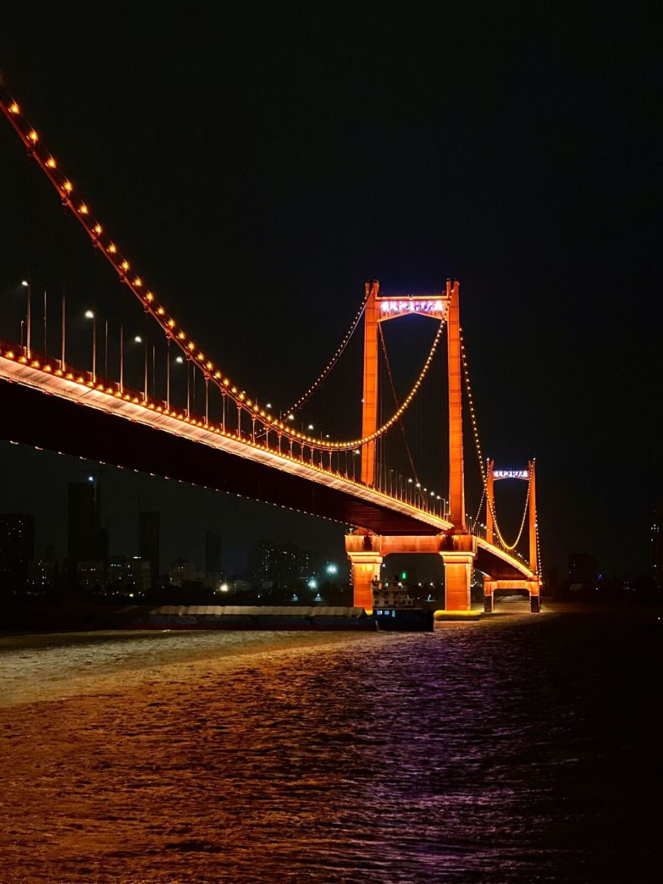 武汉鹦鹉洲长江大桥拍照机位92夜色温柔～ 武汉的夜晚95太美了 吹