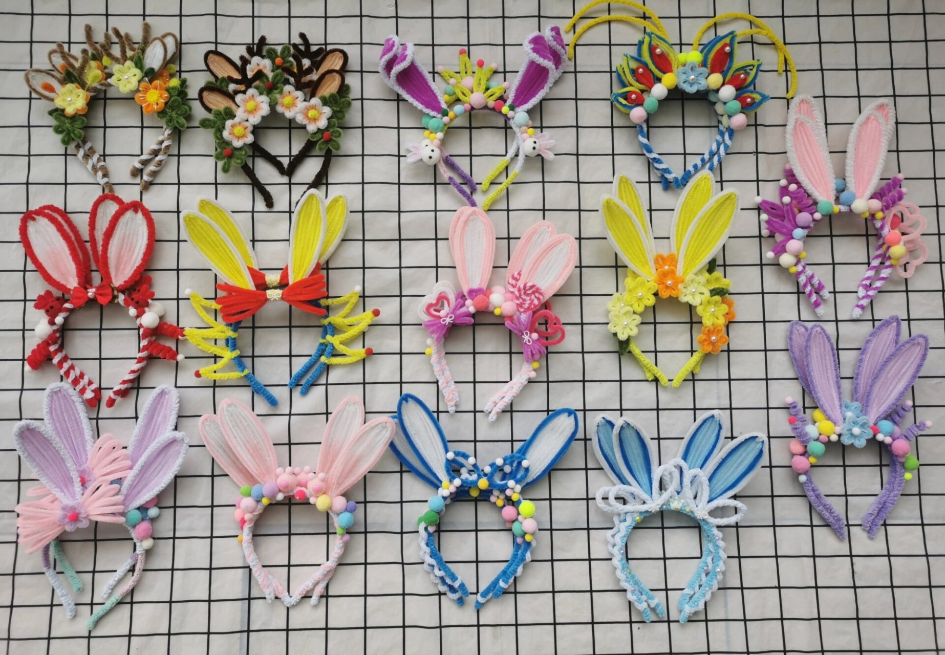 最近很火的爆款手工发箍