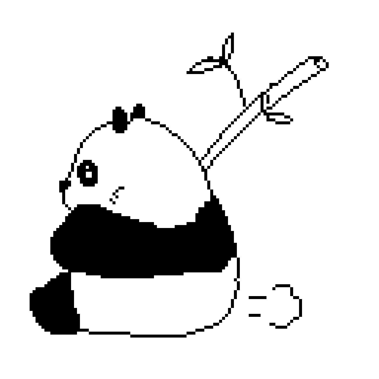 国宝大熊猫94(图解过程·全) 96:101×105  相信厚积薄发,为了