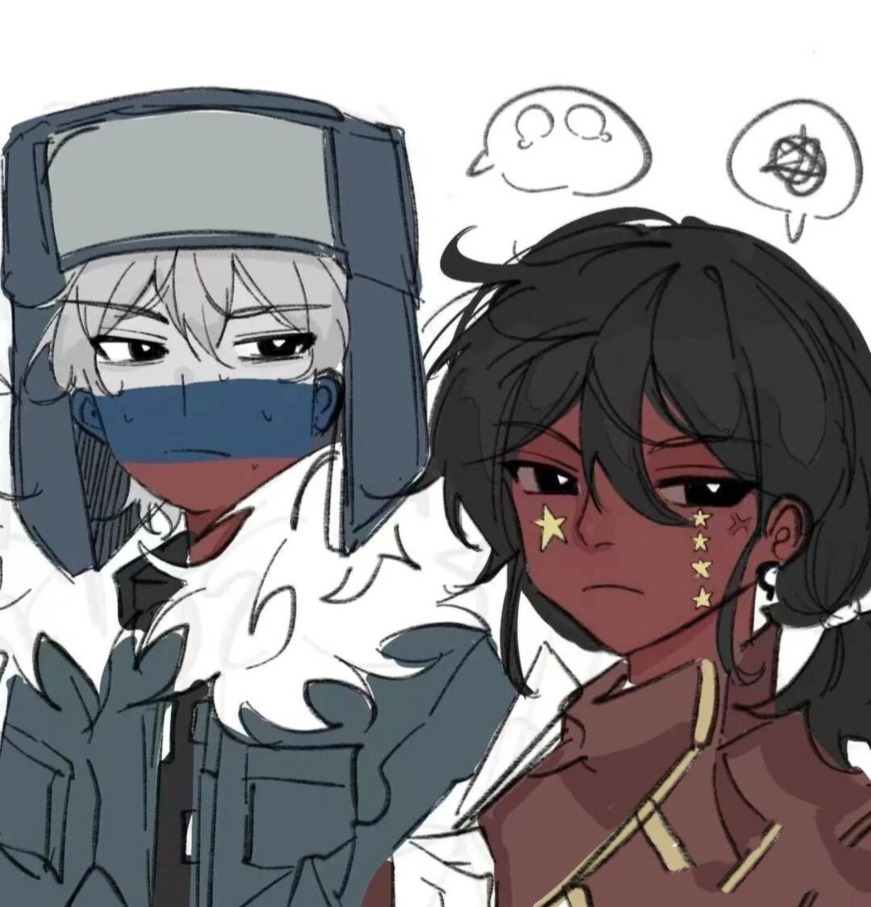 俄瓷(6) 我emo了,后天要补课  可能会断更一段时间 ooc预警 	 "抱歉