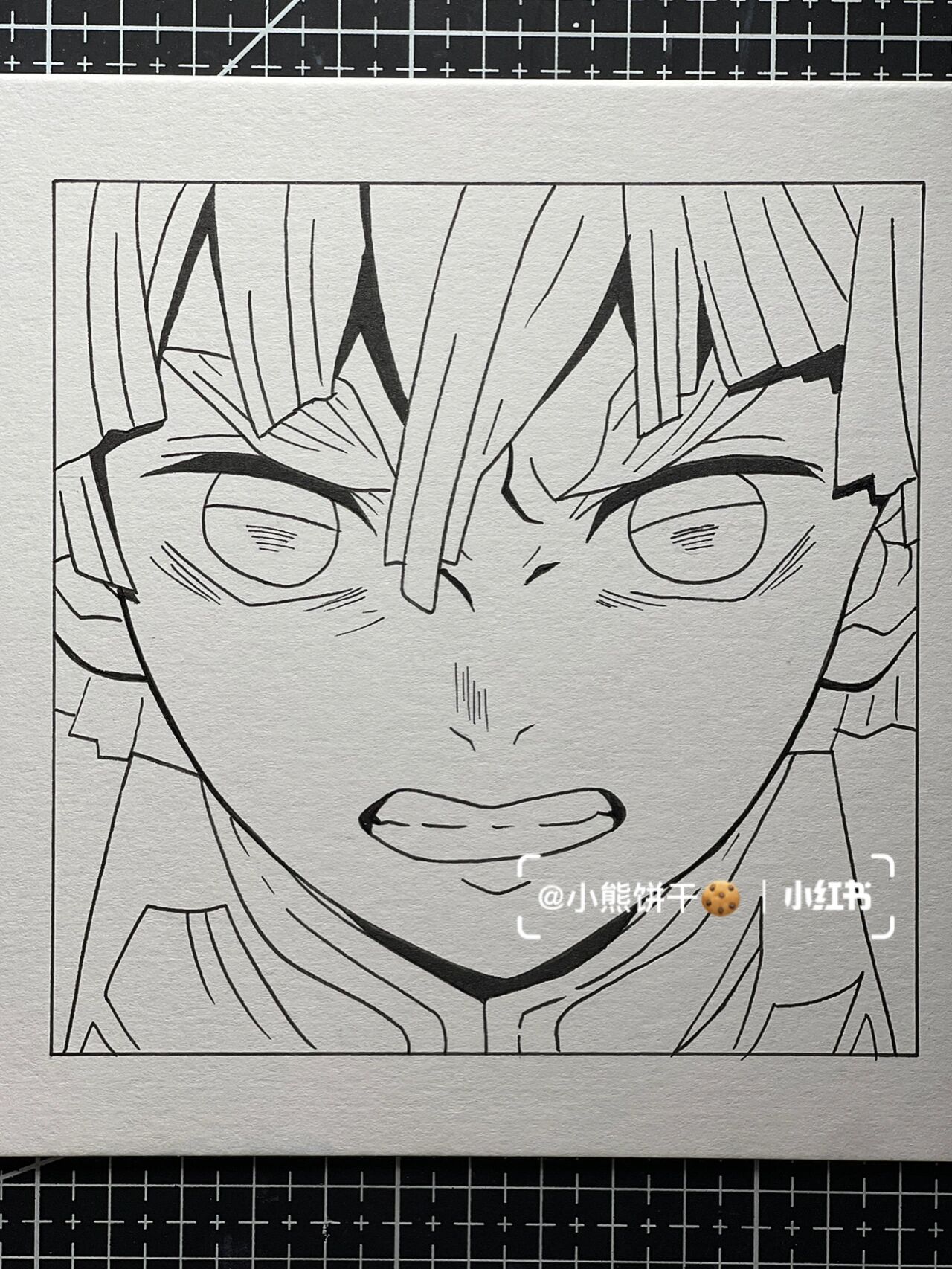 手绘|鬼灭之刃·善逸 附线稿过程