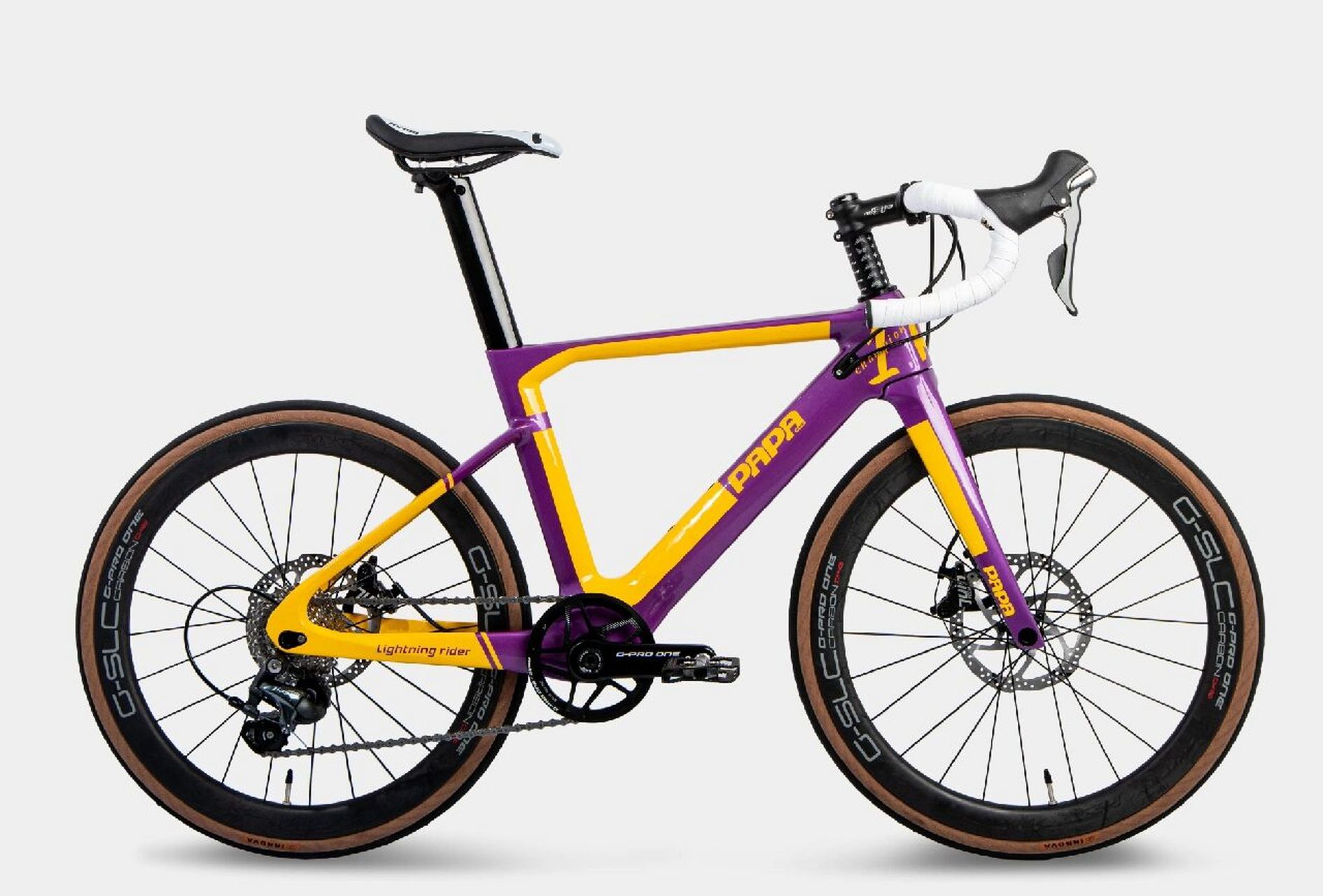 儿童公路车 papabike lighting rider 451尺寸车架,搭