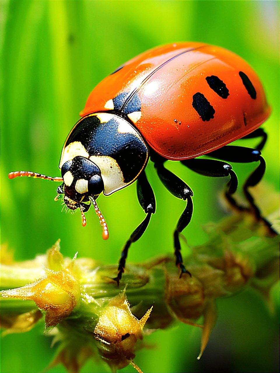 动物系列写生素材 | 近距七星瓢虫