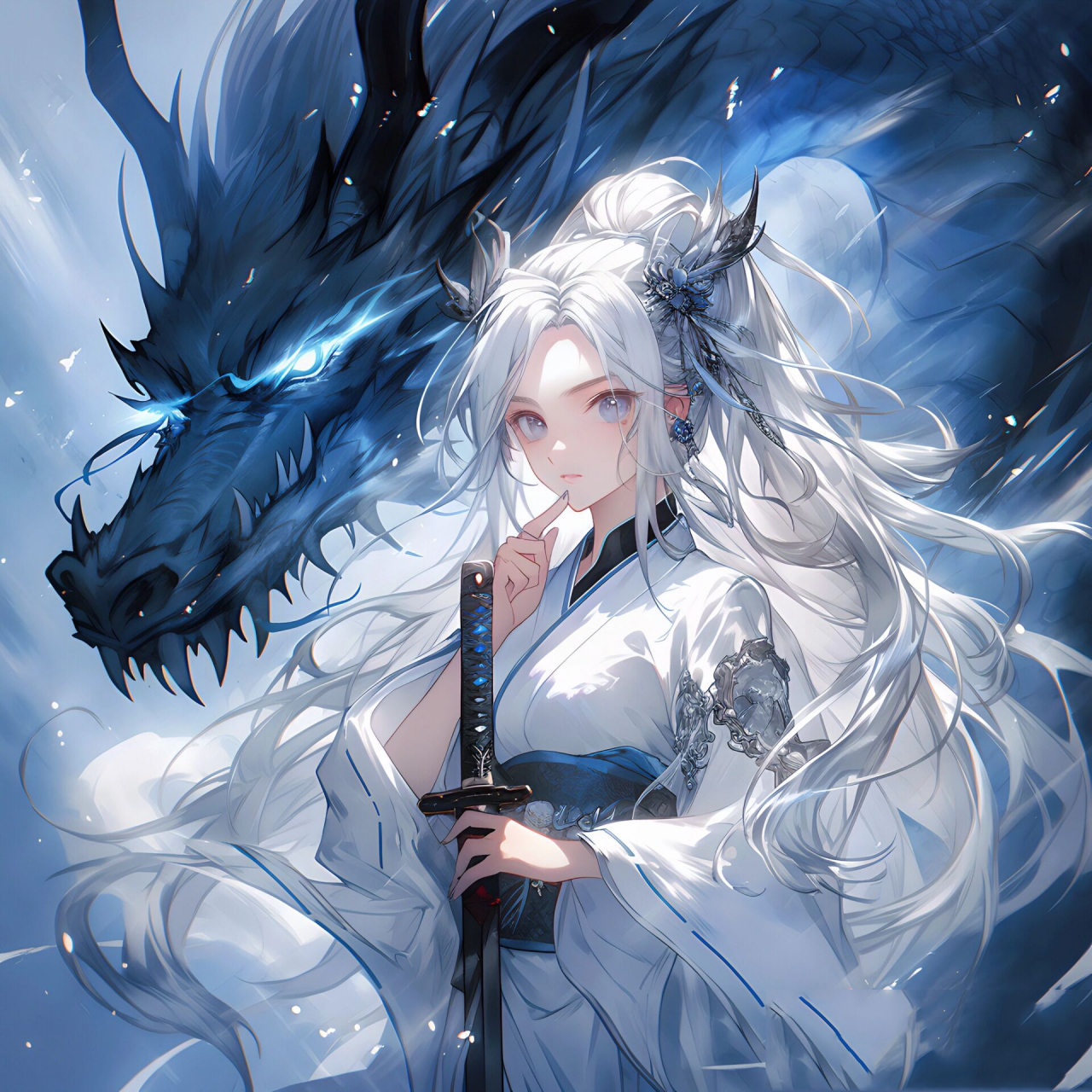 龙族少女,英姿飒爽,英勇善战!▏女生头像