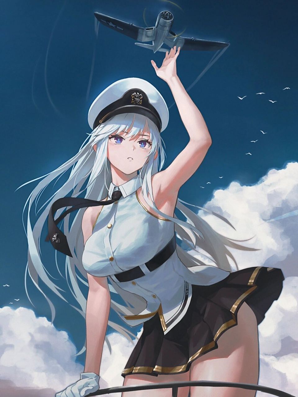 【企业】特辑 碧蓝航线 二次元游戏动漫女生图片壁纸背景插画头像