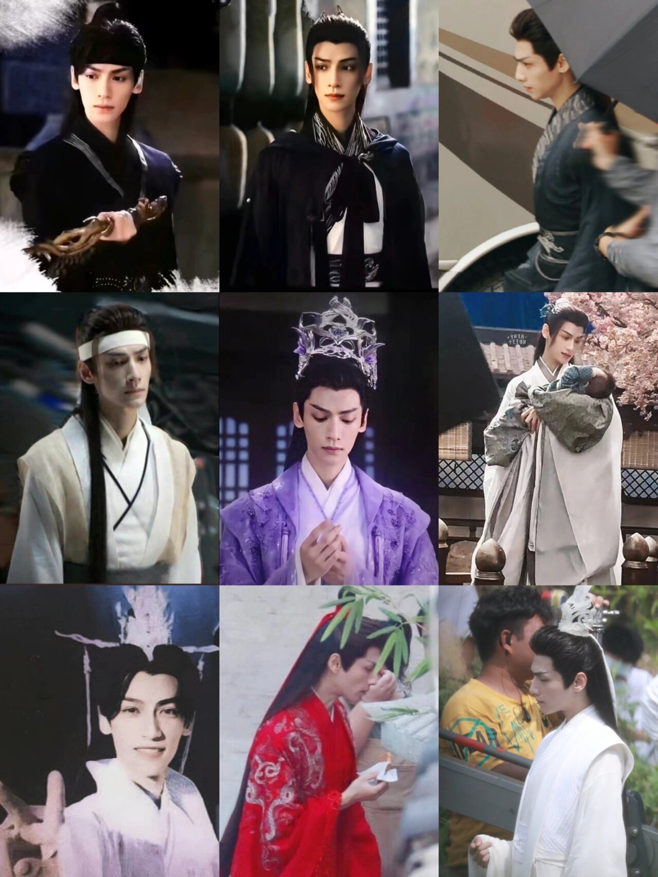 皓衣行罗云熙妆造盘点,各式各样的白衣