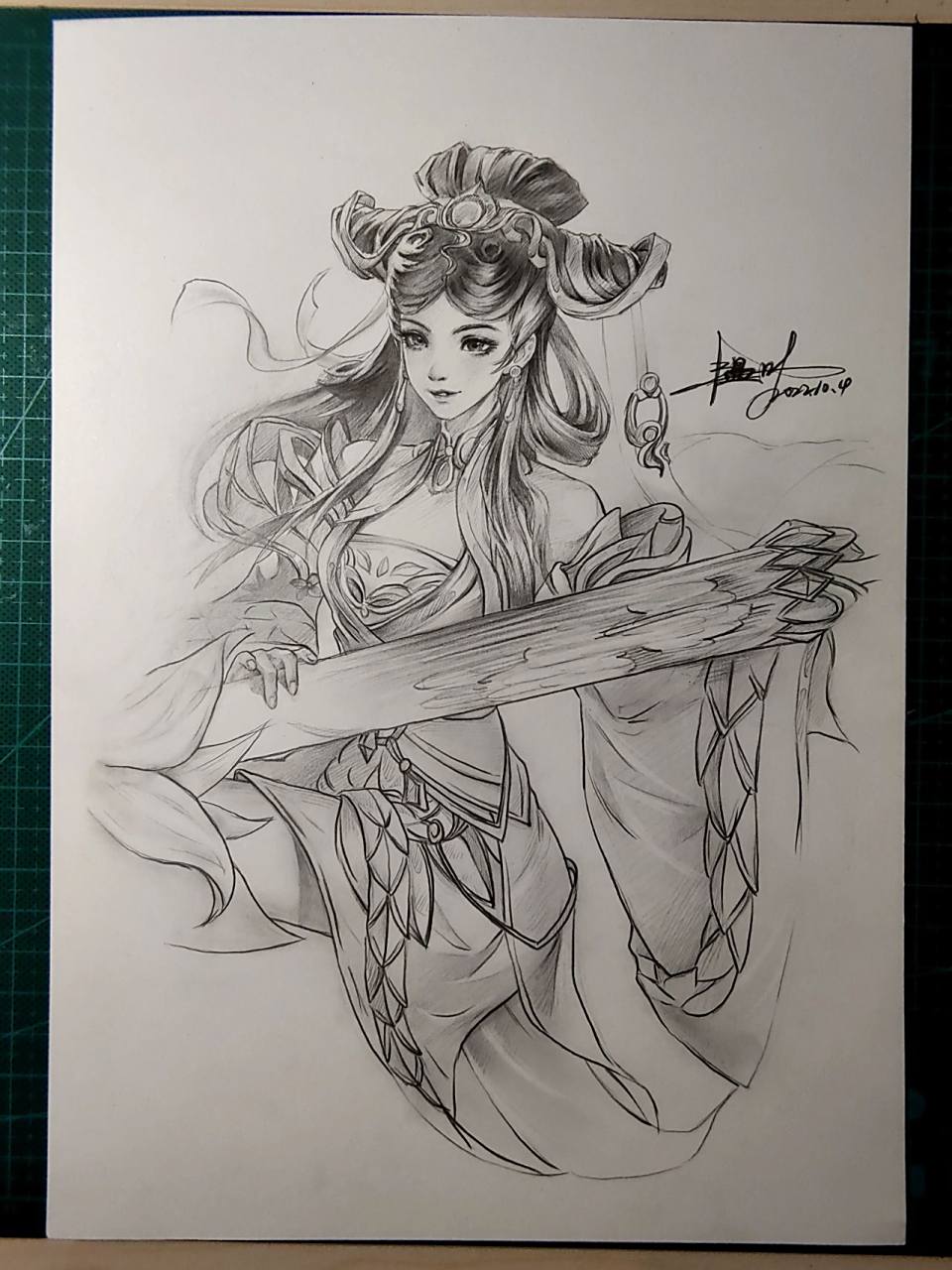 大乔_白蛇(优化)绘画过程   🐟